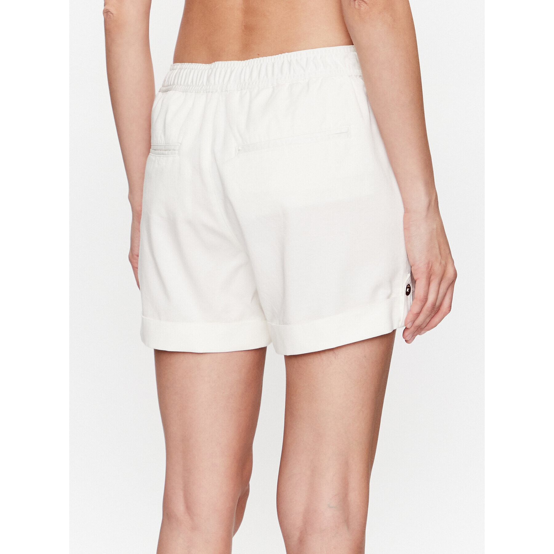 Roxy Шорти от плат Life Is Sweeter ERJNS03389 Бял Regular Fit - Pepit.bg