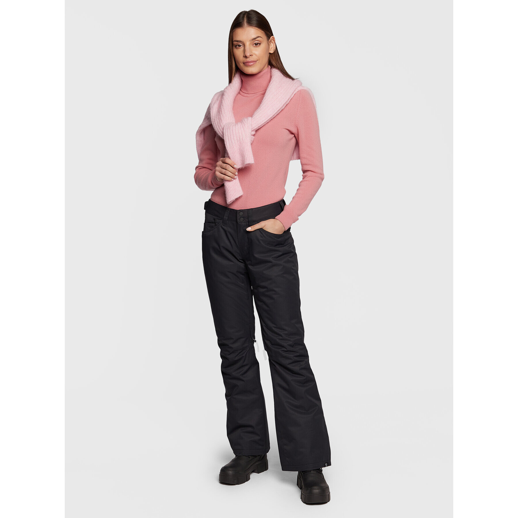 Roxy Ски панталони Backyard ERJTP03211 Черен Regular Fit - Pepit.bg