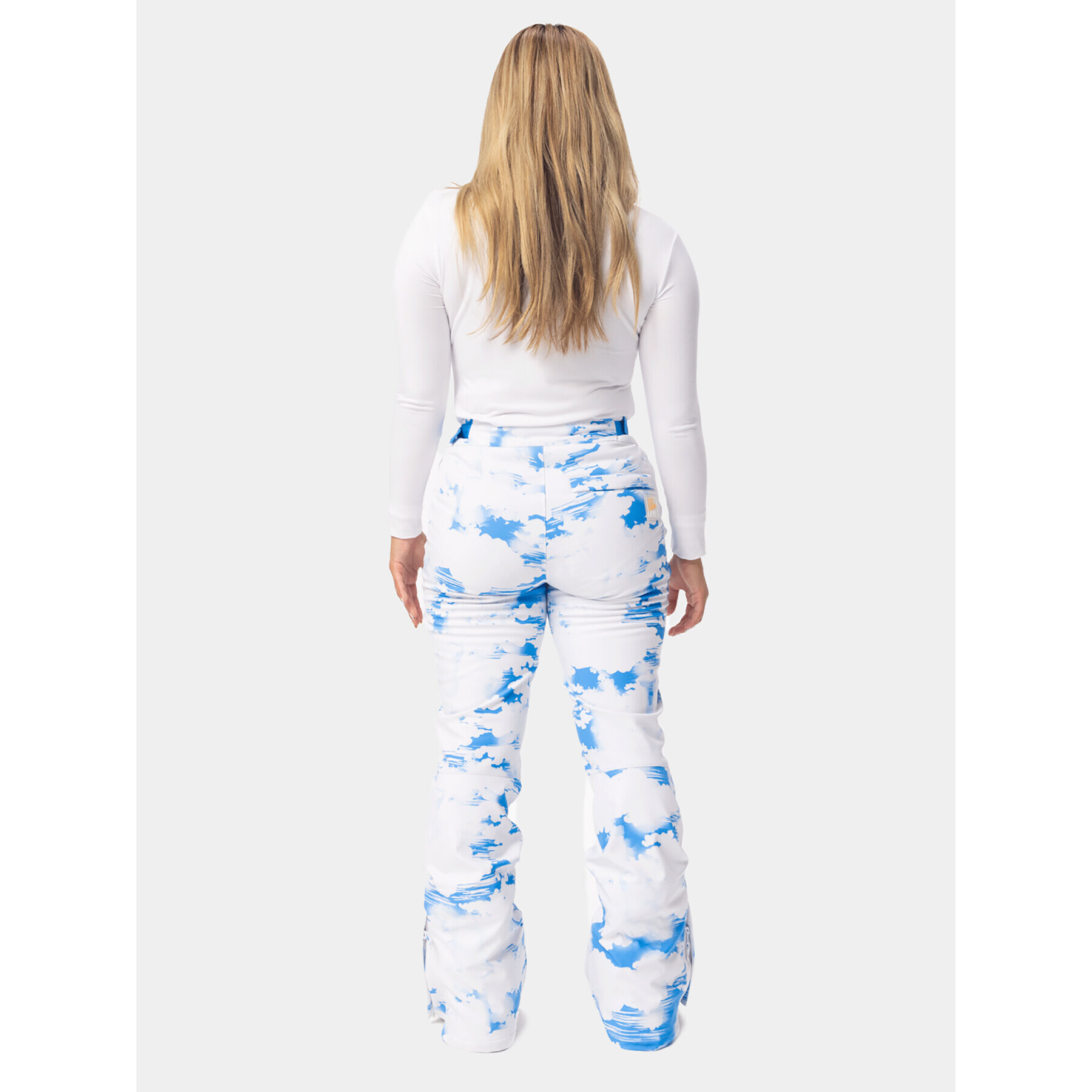Roxy Ски панталони Chloe Kim Pt Snpt ERJTP03222 Бял Regular Fit - Pepit.bg