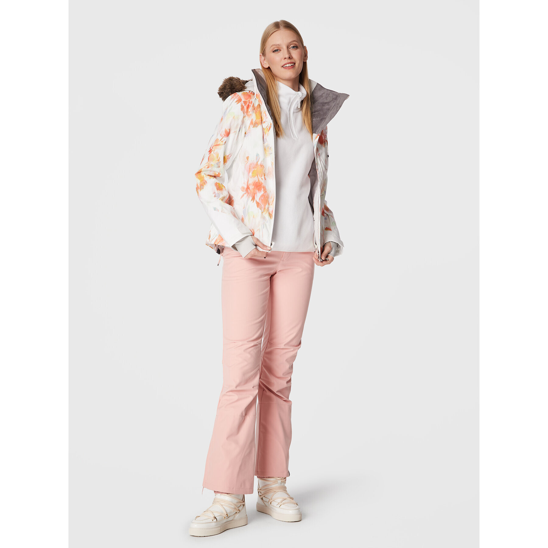 Roxy Ски панталони High Shell Snow ERJTP03213 Розов Regular Fit - Pepit.bg