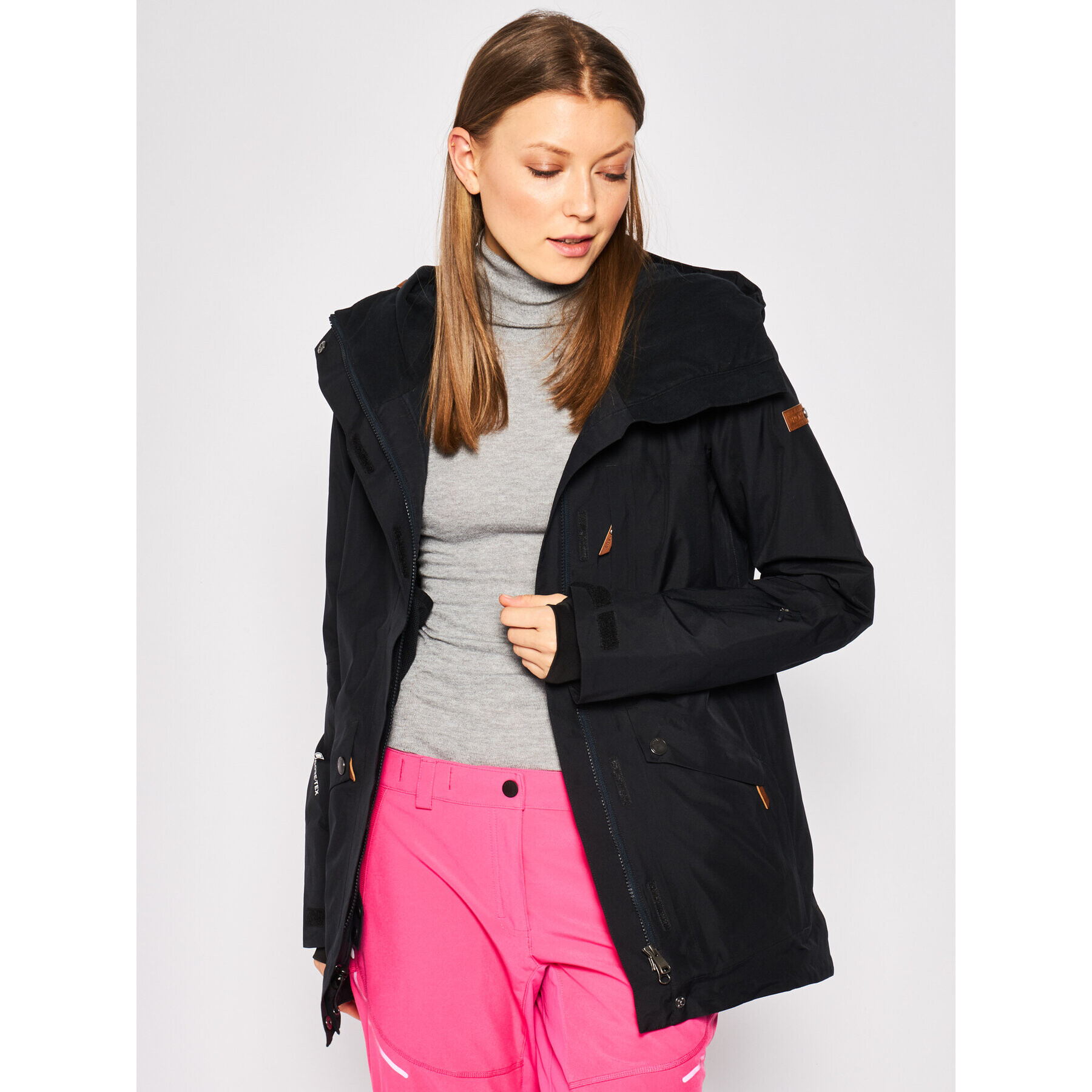 Roxy Скиорско яке Glade ERJTJ03224 Черен Tailored Fit - Pepit.bg