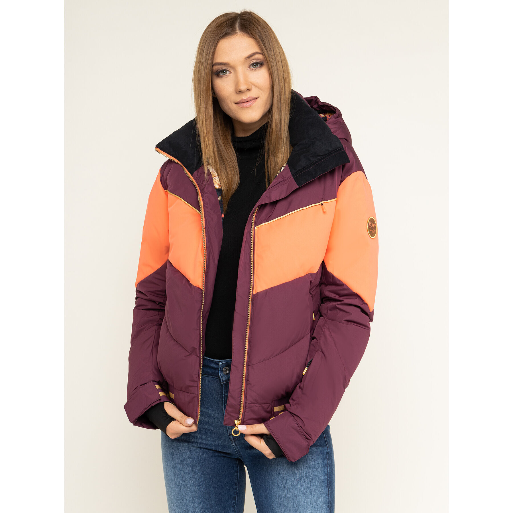 Roxy Сноуборд яке Taorah Bright Summit ERJTJ03216 Виолетов Regular Fit - Pepit.bg