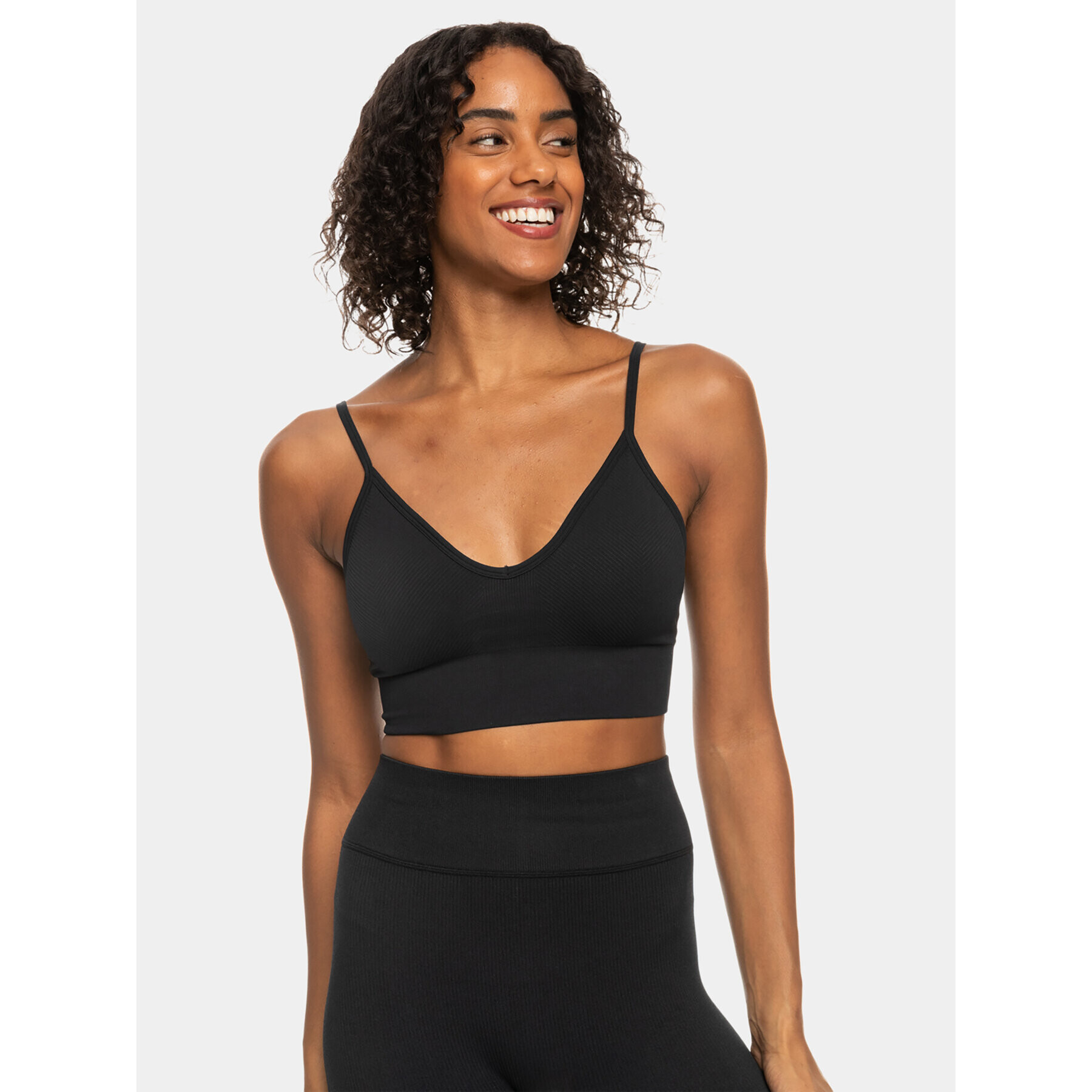 Roxy Спортен сутиен Seamless Bra Tops ERJKT04020 Сив - Pepit.bg