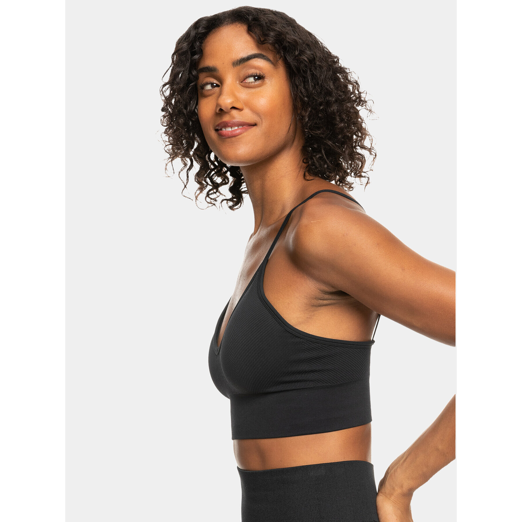 Roxy Спортен сутиен Seamless Bra Tops ERJKT04020 Сив - Pepit.bg