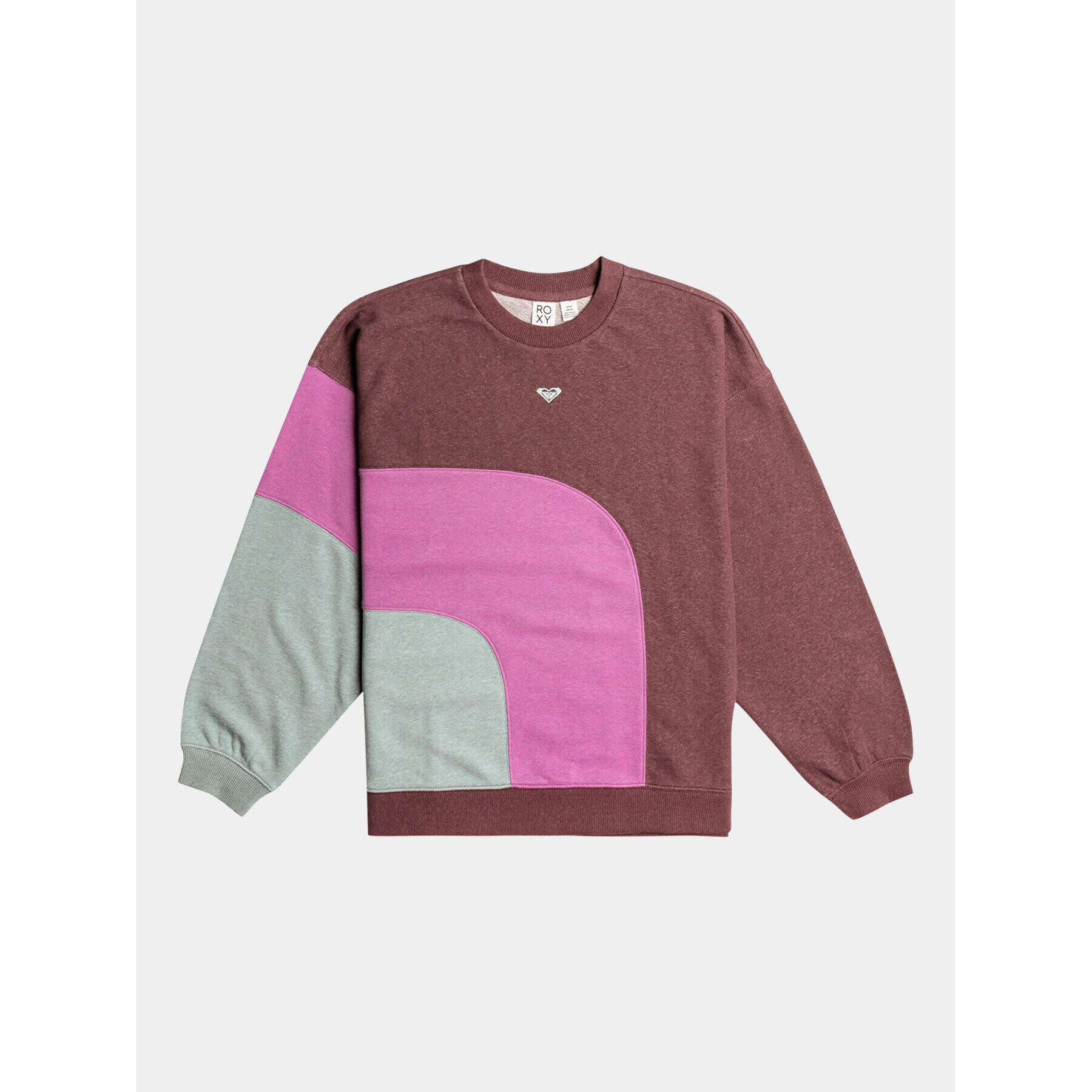 Roxy Суитшърт Happy Daize Otlr ERJFT04752 Кафяв Regular Fit - Pepit.bg