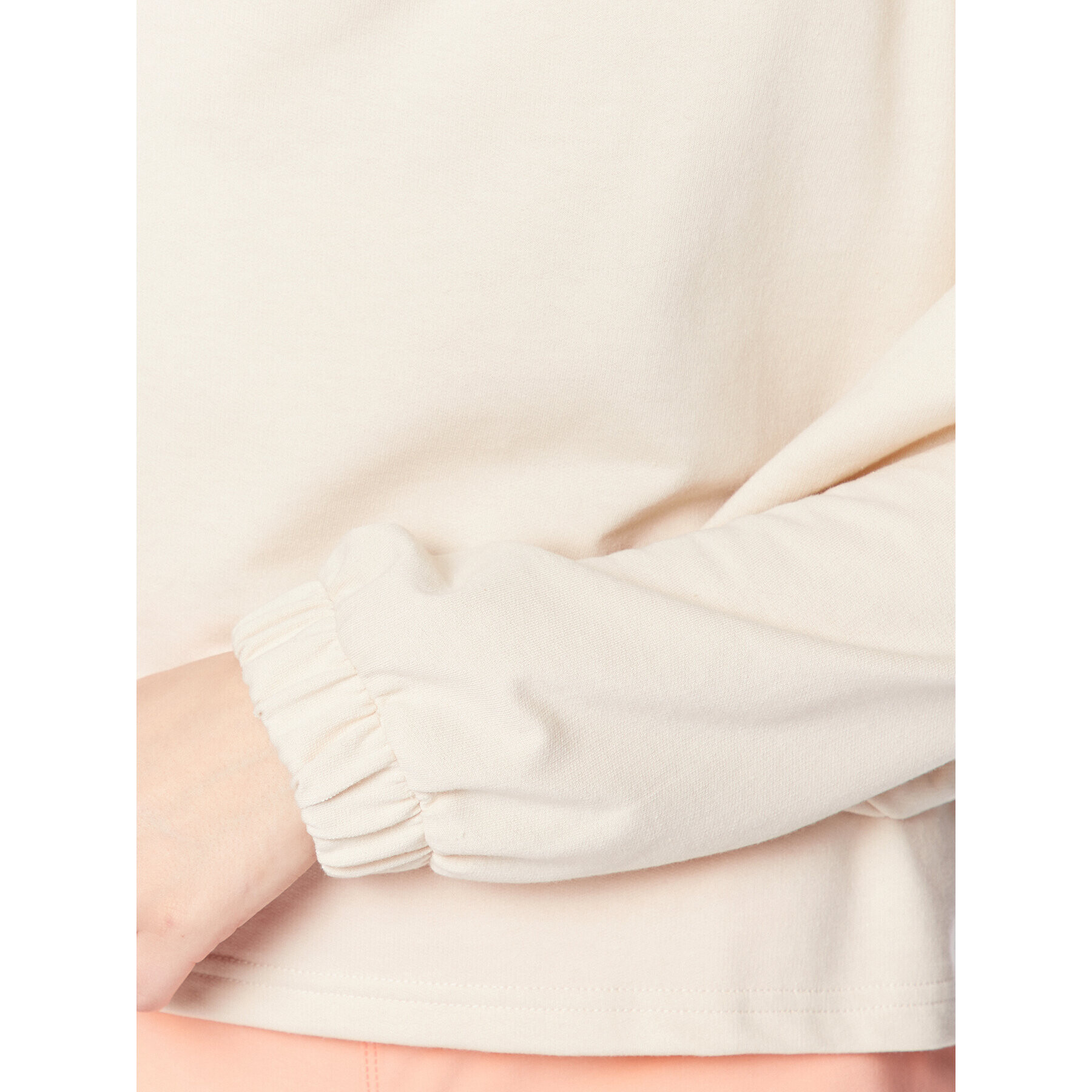 Roxy Суитшърт Next Set ERJFT04701 Бежов Relaxed Fit - Pepit.bg