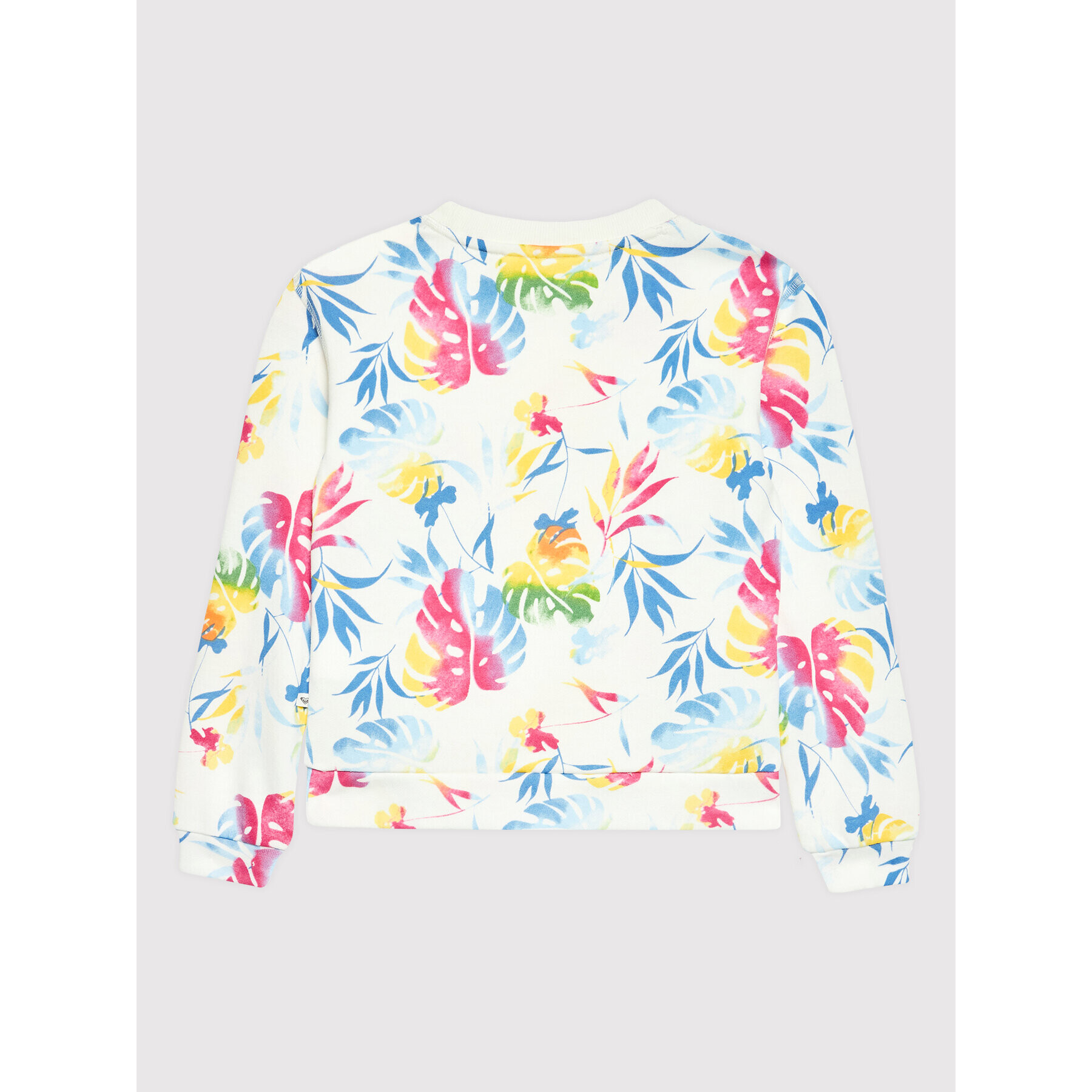 Roxy Суитшърт Off To The Beach ERGFT03698 Бял Regular Fit - Pepit.bg