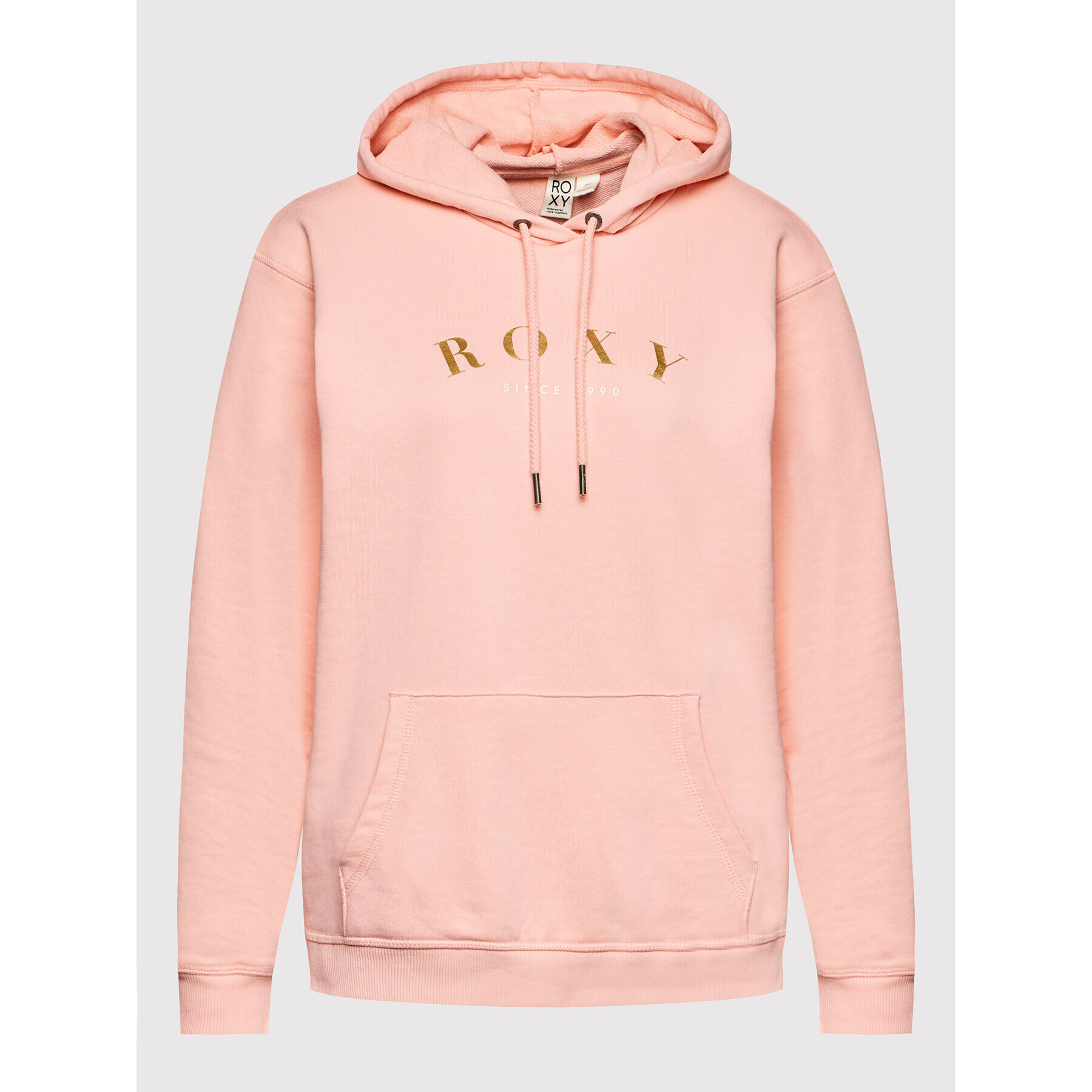Roxy Суитшърт Surf Stoked ERJFT04535 Розов Relaxed Fit - Pepit.bg