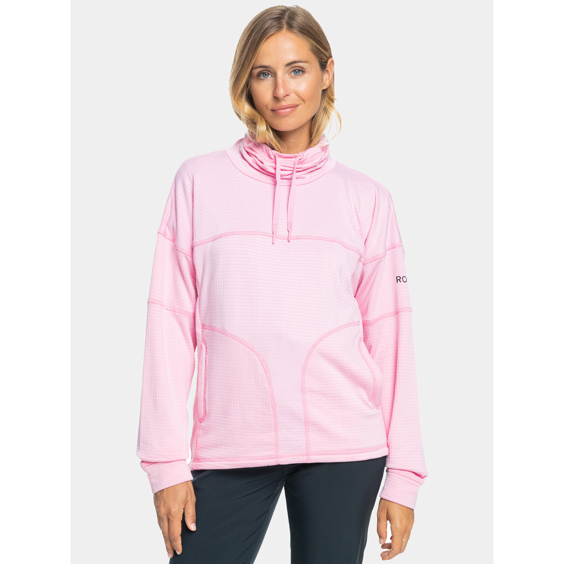 Roxy Суитшърт Vertere Otlr ERJFT04718 Розов Regular Fit - Pepit.bg