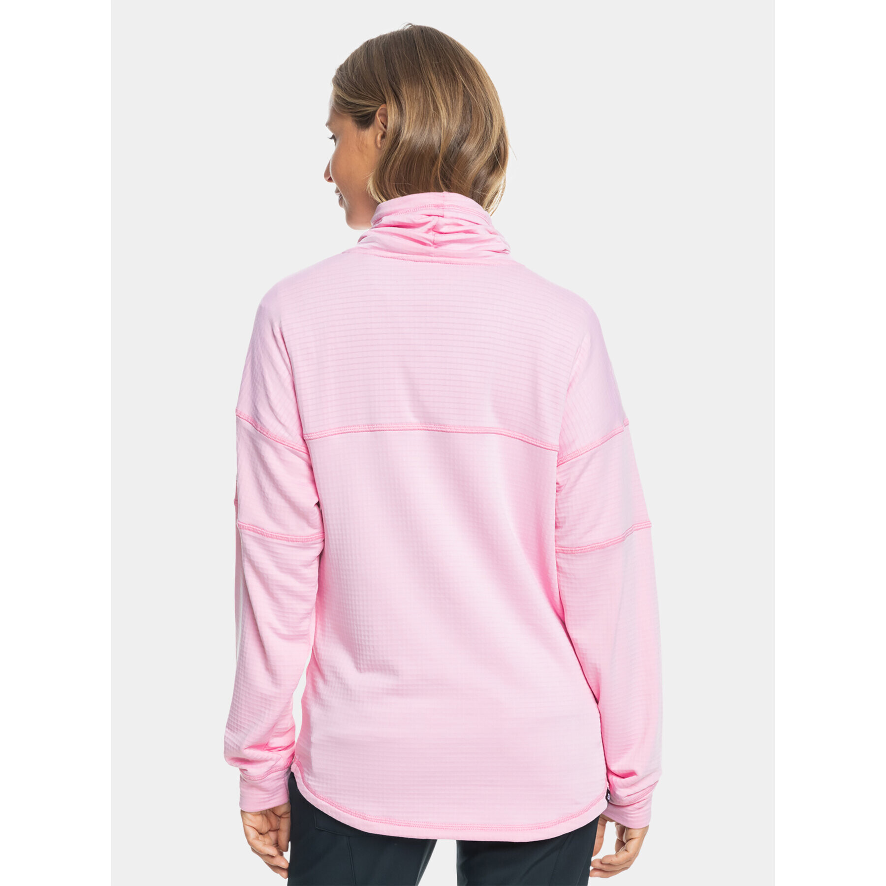 Roxy Суитшърт Vertere Otlr ERJFT04718 Розов Regular Fit - Pepit.bg