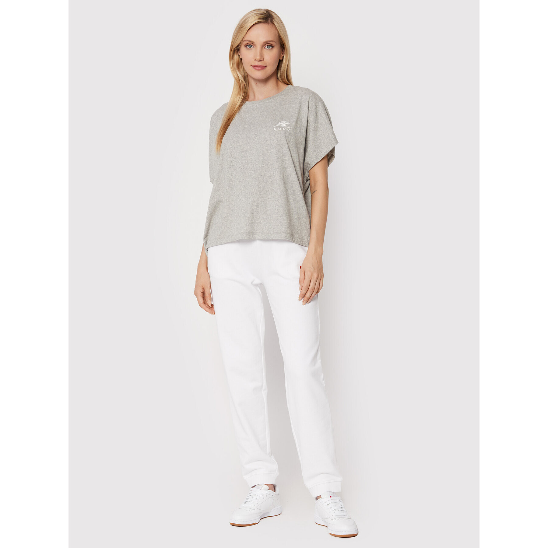 Roxy Тишърт Dream Carve ERJZT05414 Сив Relaxed Fit - Pepit.bg