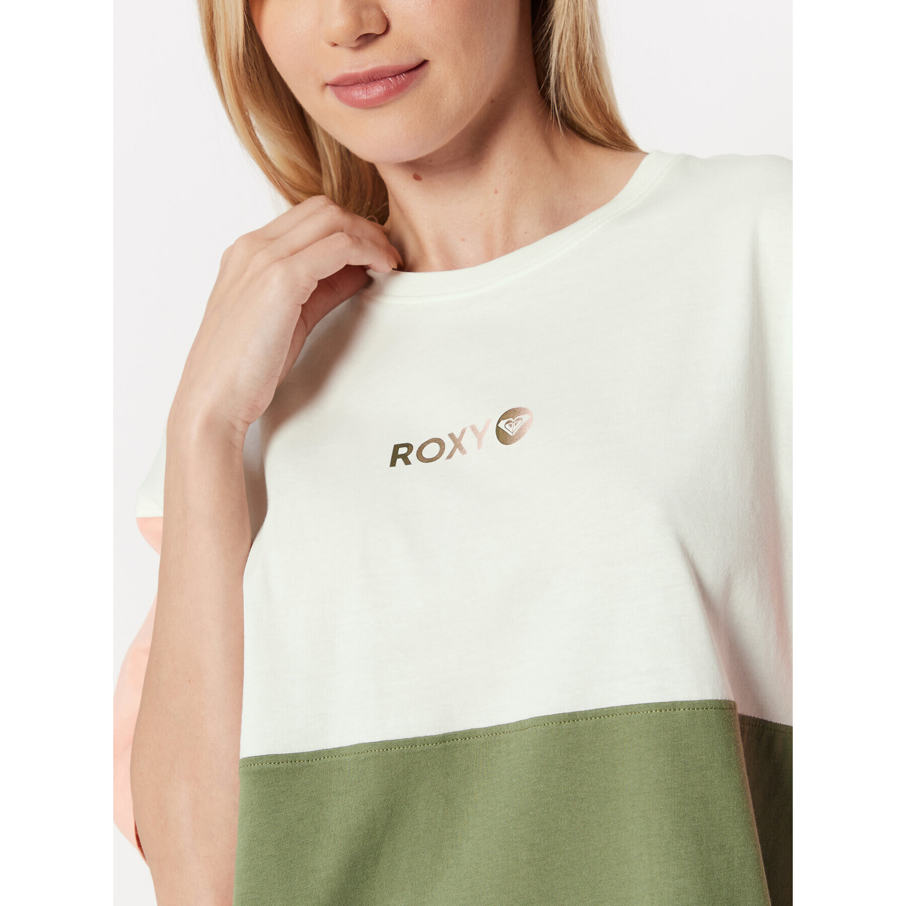 Roxy Тишърт Eceg Super Day ERJZT05416 Цветен Relaxed Fit - Pepit.bg