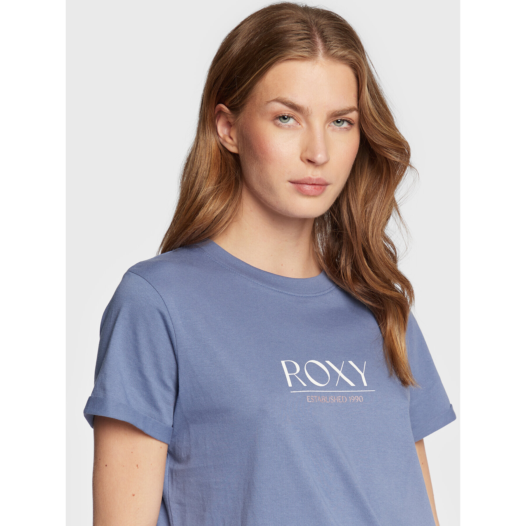 Roxy Тишърт Noon Ocean ERJZT05424 Син Regular Fit - Pepit.bg