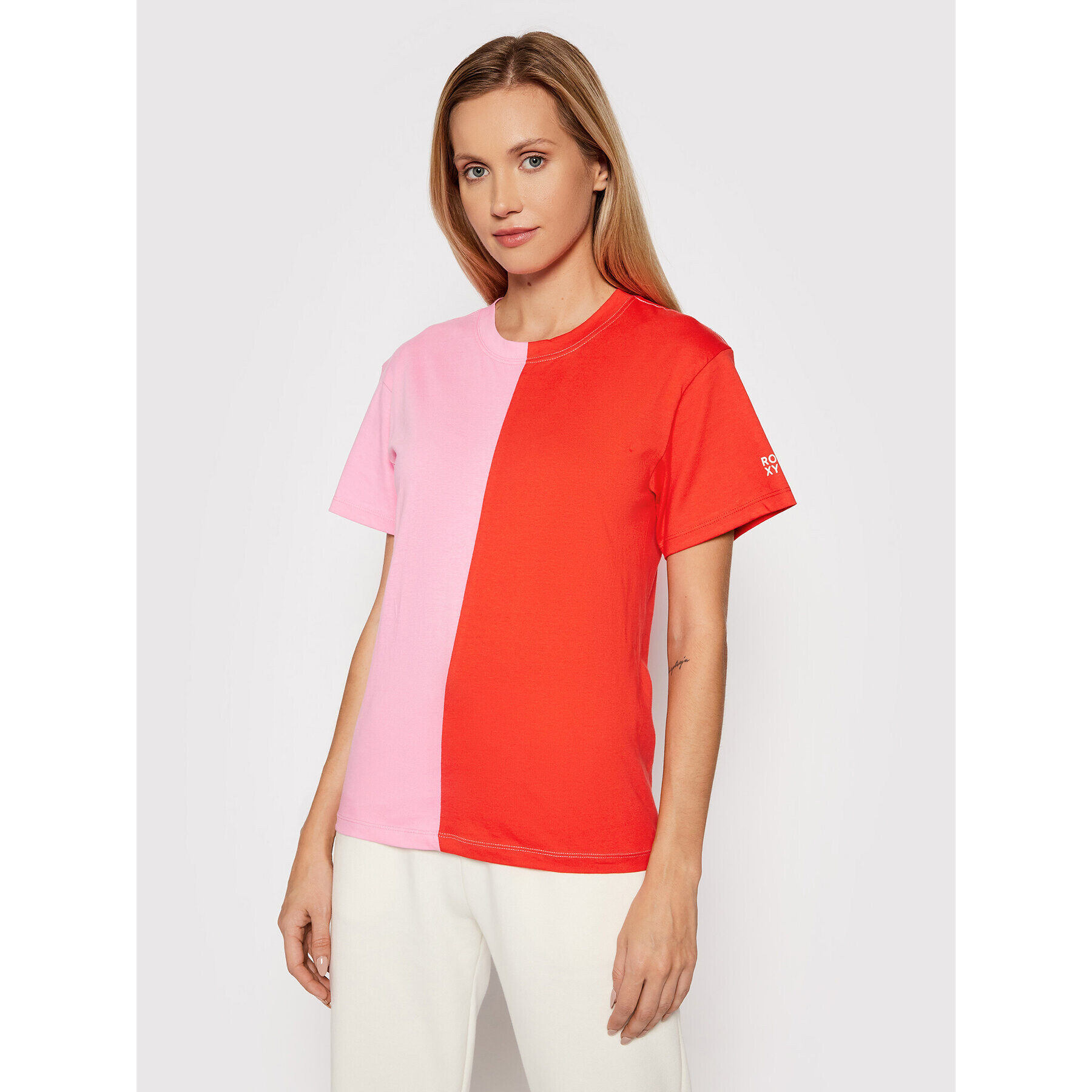 Roxy Тишърт ROWLEY ERJKT03825 Цветен Regular Fit - Pepit.bg