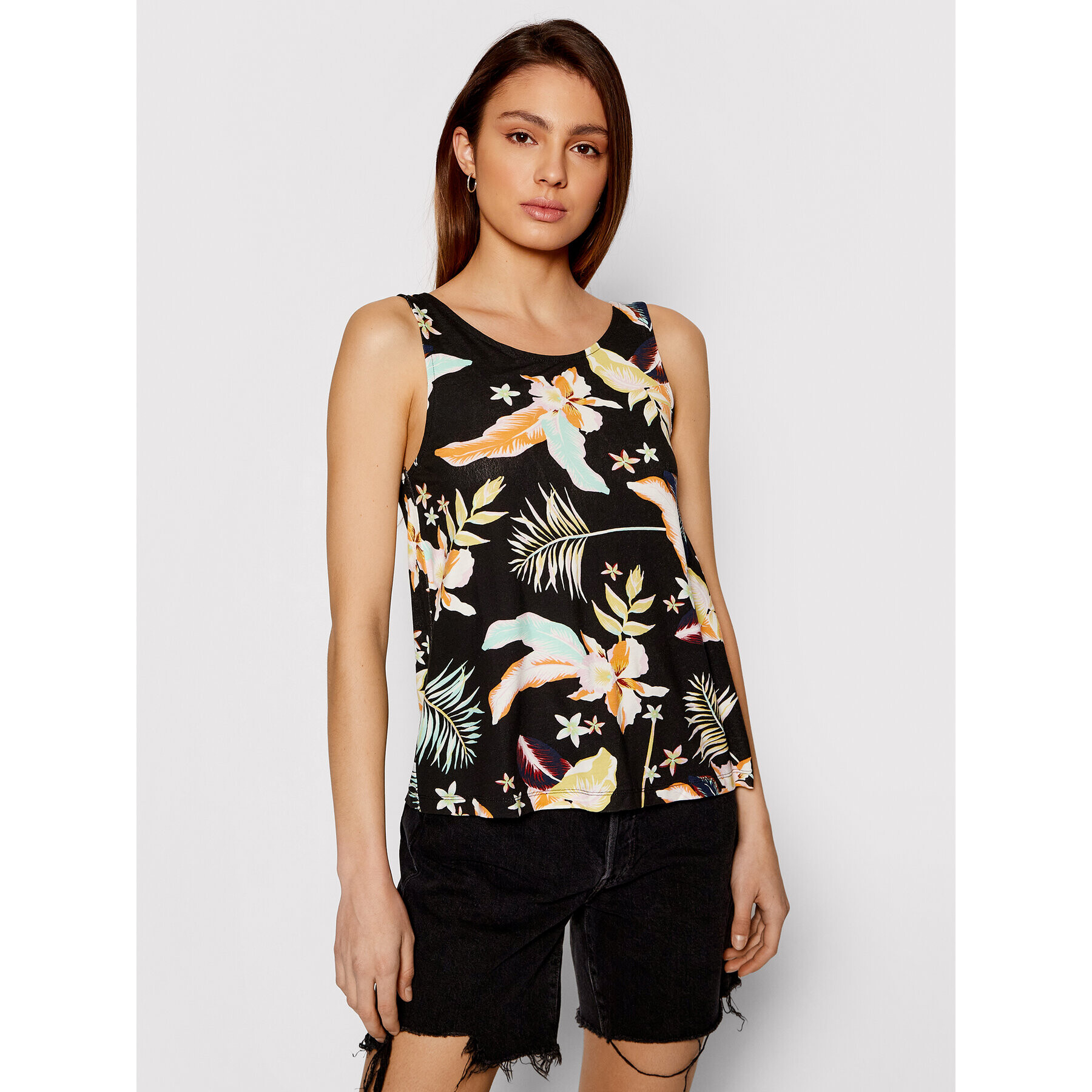 Roxy Топ Fine With You ERJKT03647 Черен Regular Fit - Pepit.bg