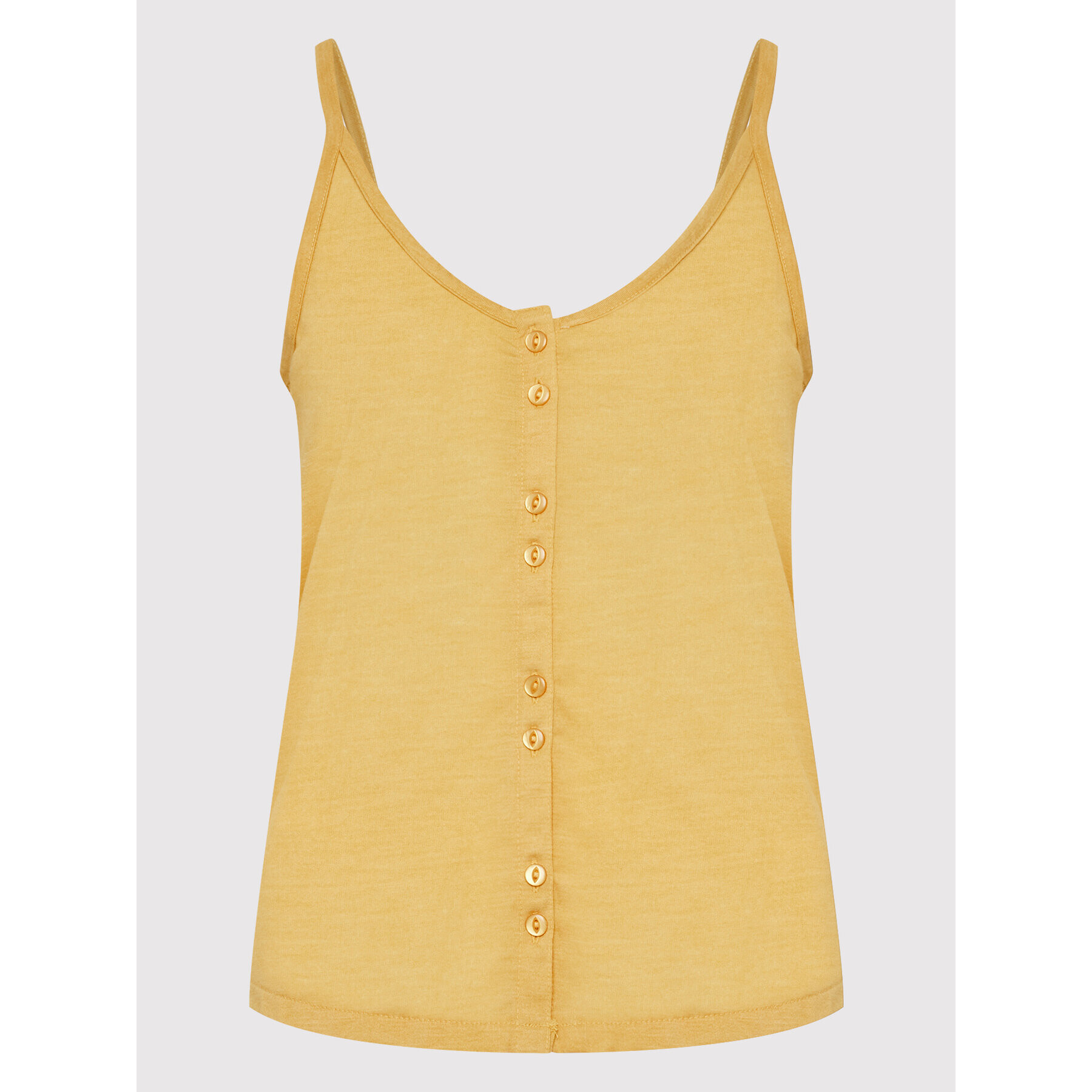 Roxy топ Part Of The Process ERJKT03852 Жълт Regular Fit - Pepit.bg