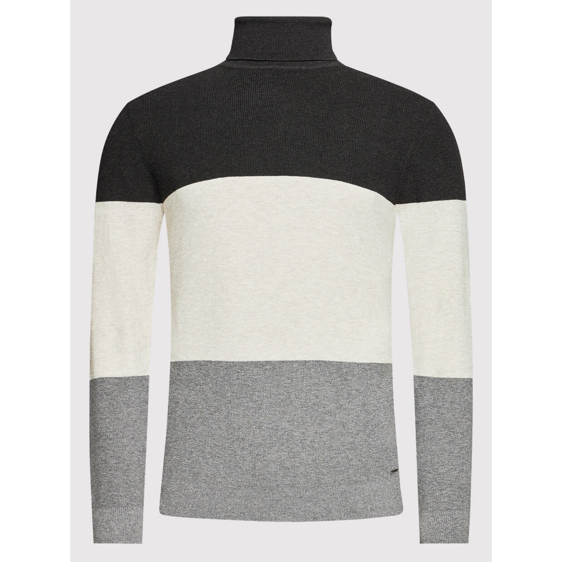 Roy Robson Поло 5857-91 Сив Slim Fit - Pepit.bg