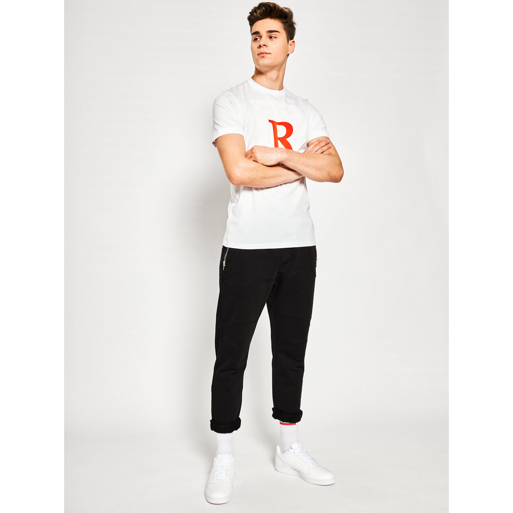 Roy Robson Тишърт 2832-90 Бял Regular Fit - Pepit.bg