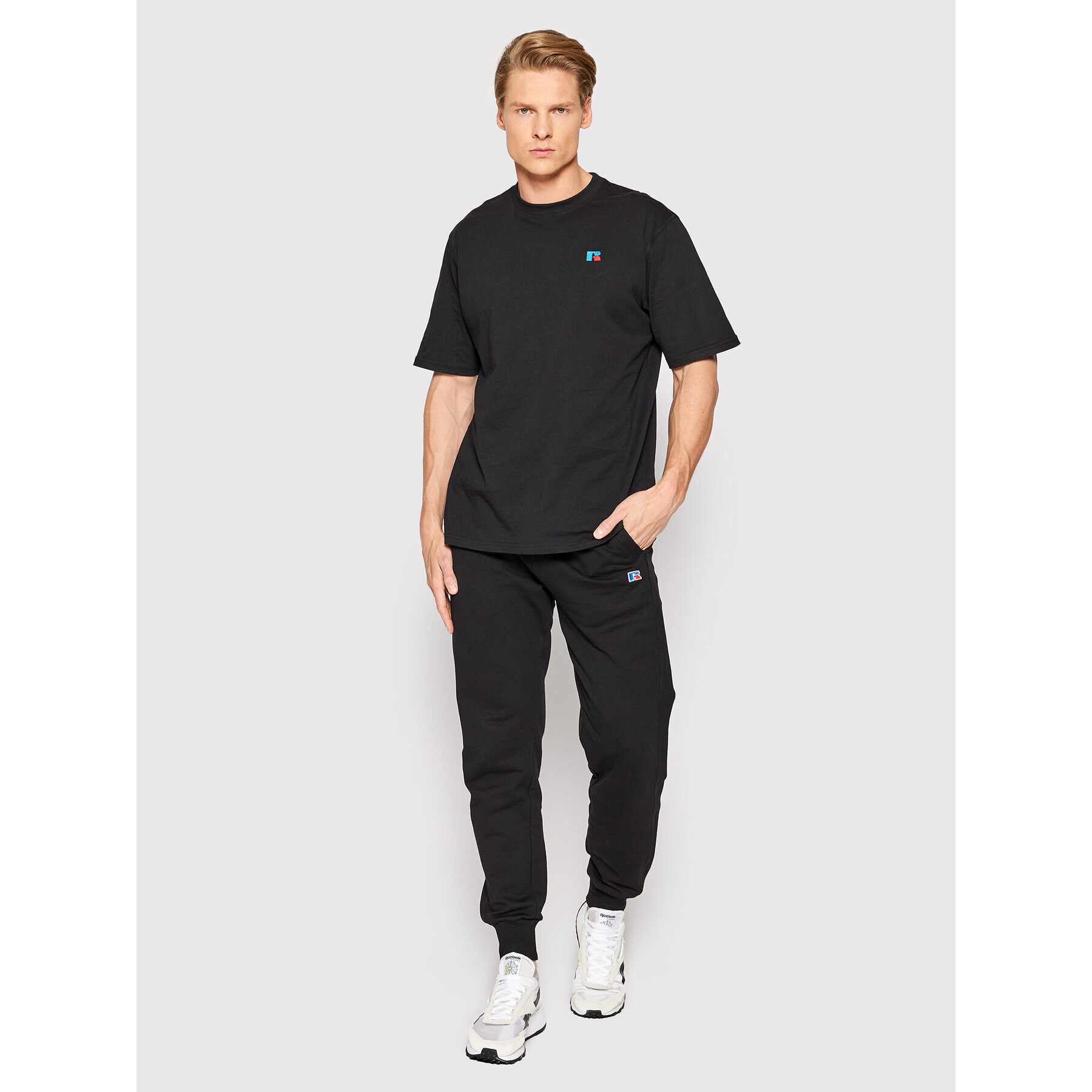 Russell Athletic Долнище анцуг Ernest E26151 Черен Regular Fit - Pepit.bg