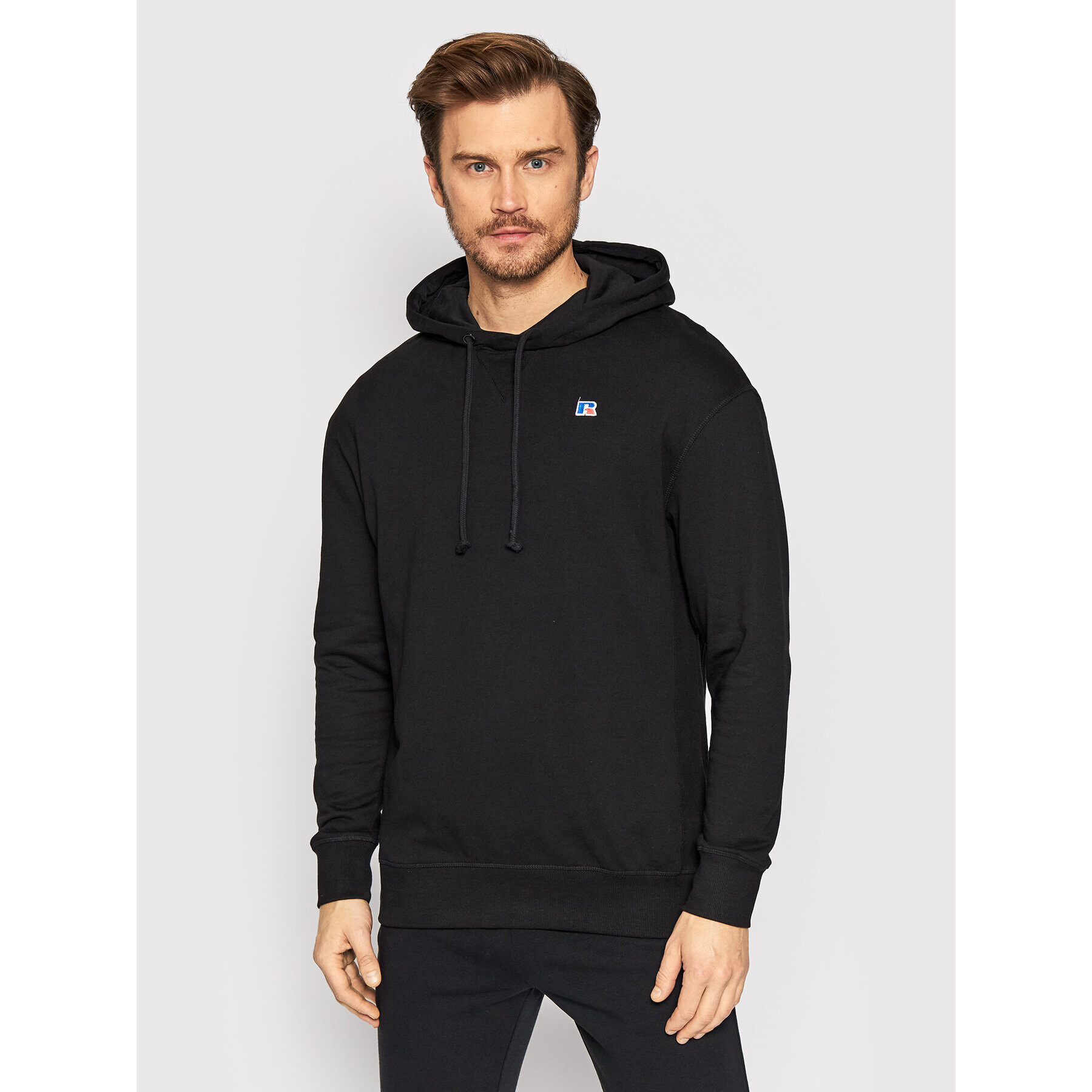 Russell Athletic Суитшърт Mason E26161 Черен Regular Fit - Pepit.bg