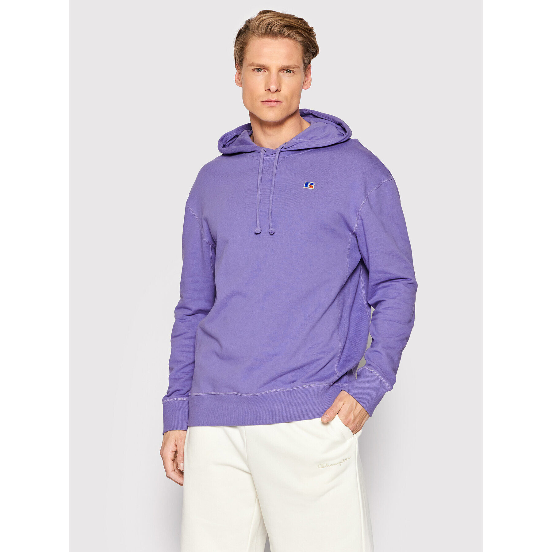 Russell Athletic Суитшърт Mason Виолетов Regular Fit - Pepit.bg