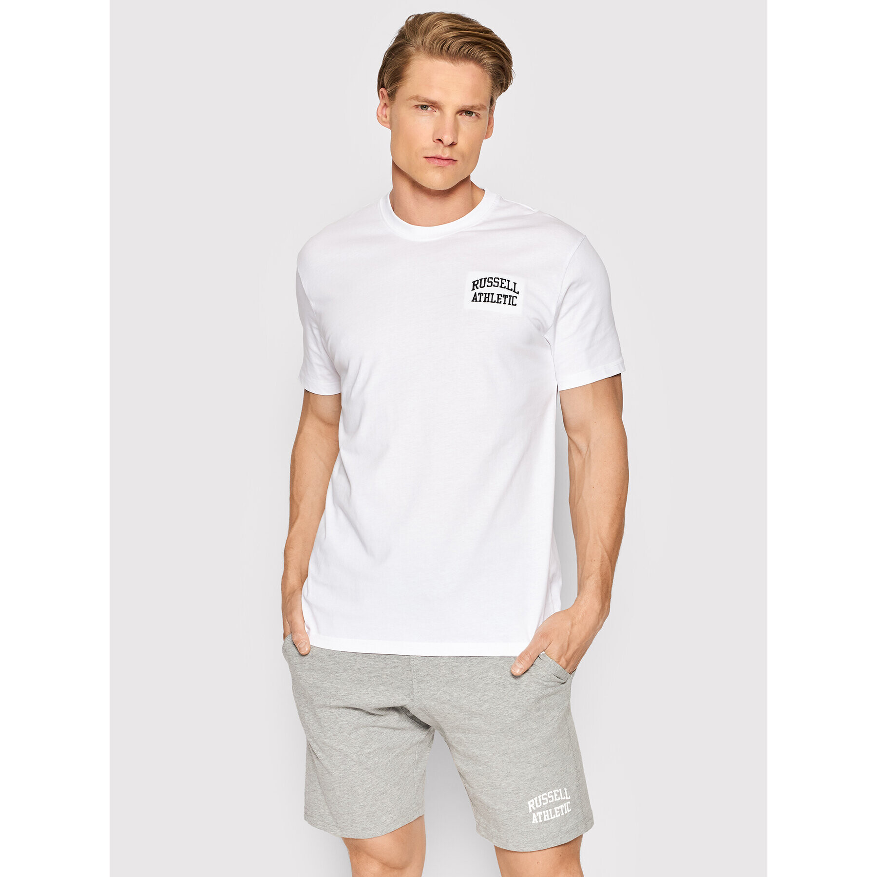 Russell Athletic Тишърт Al E26051 Бял Relaxed Fit - Pepit.bg
