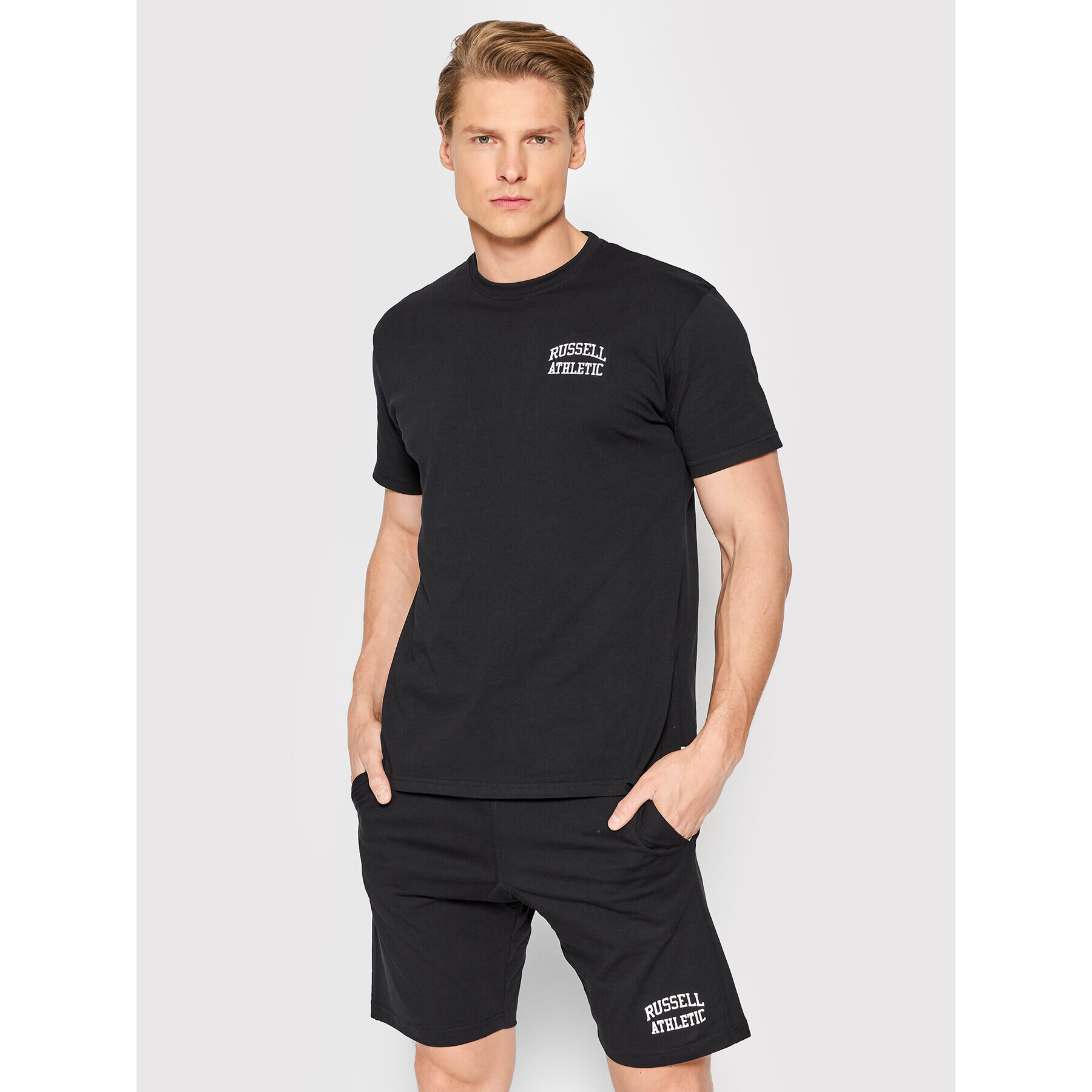 Russell Athletic Тишърт Al E26051 Черен Relaxed Fit - Pepit.bg