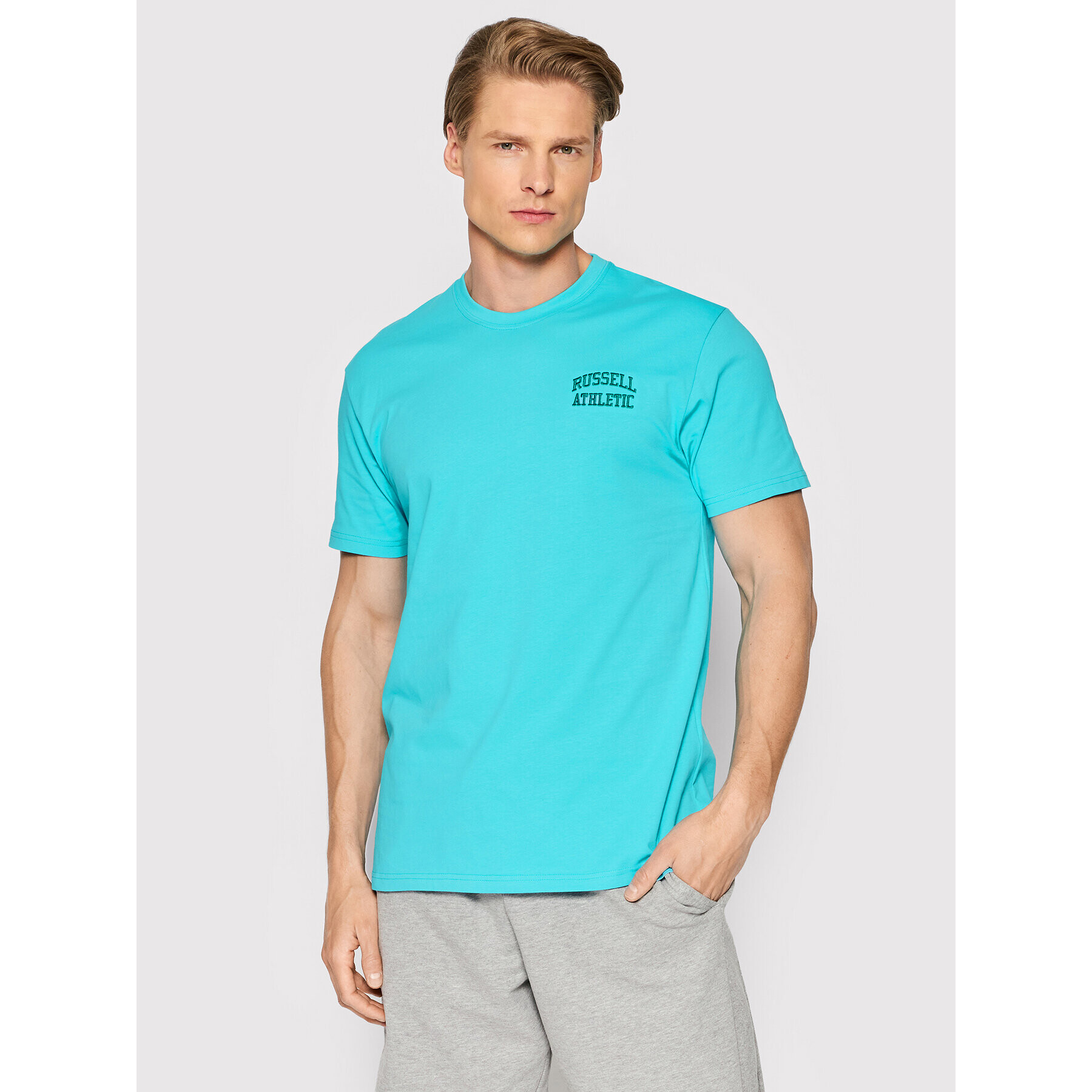 Russell Athletic Тишърт Al E26051 Син Relaxed Fit - Pepit.bg