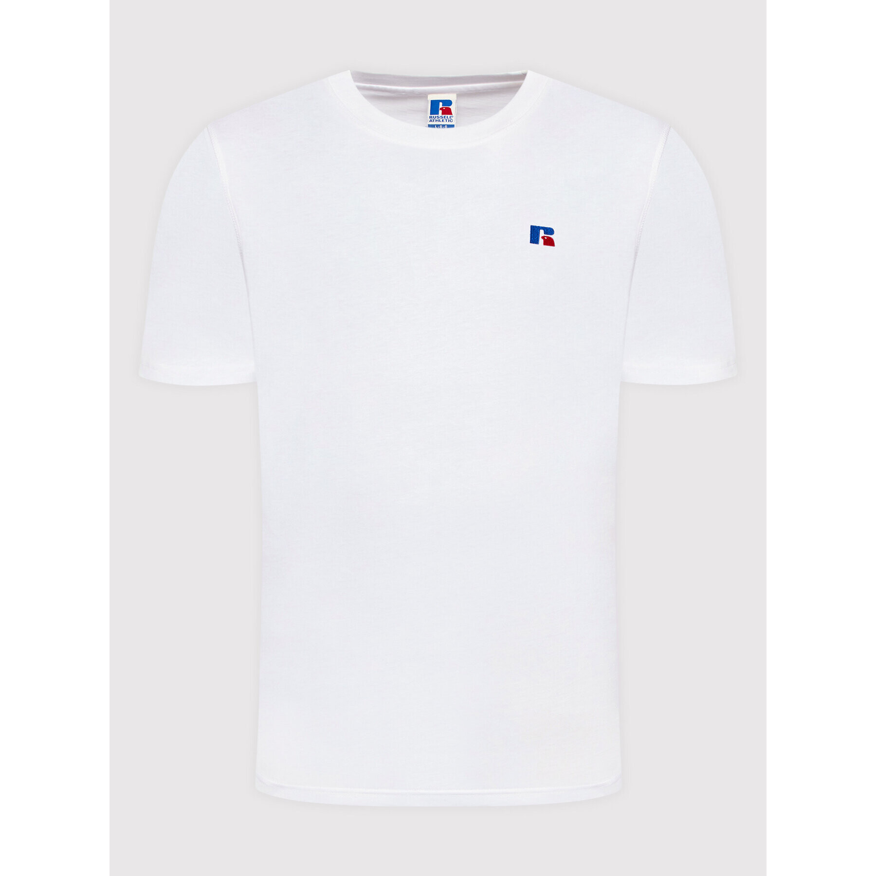 Russell Athletic Тишърт Baseliners E26081 Бял Regular Fit - Pepit.bg