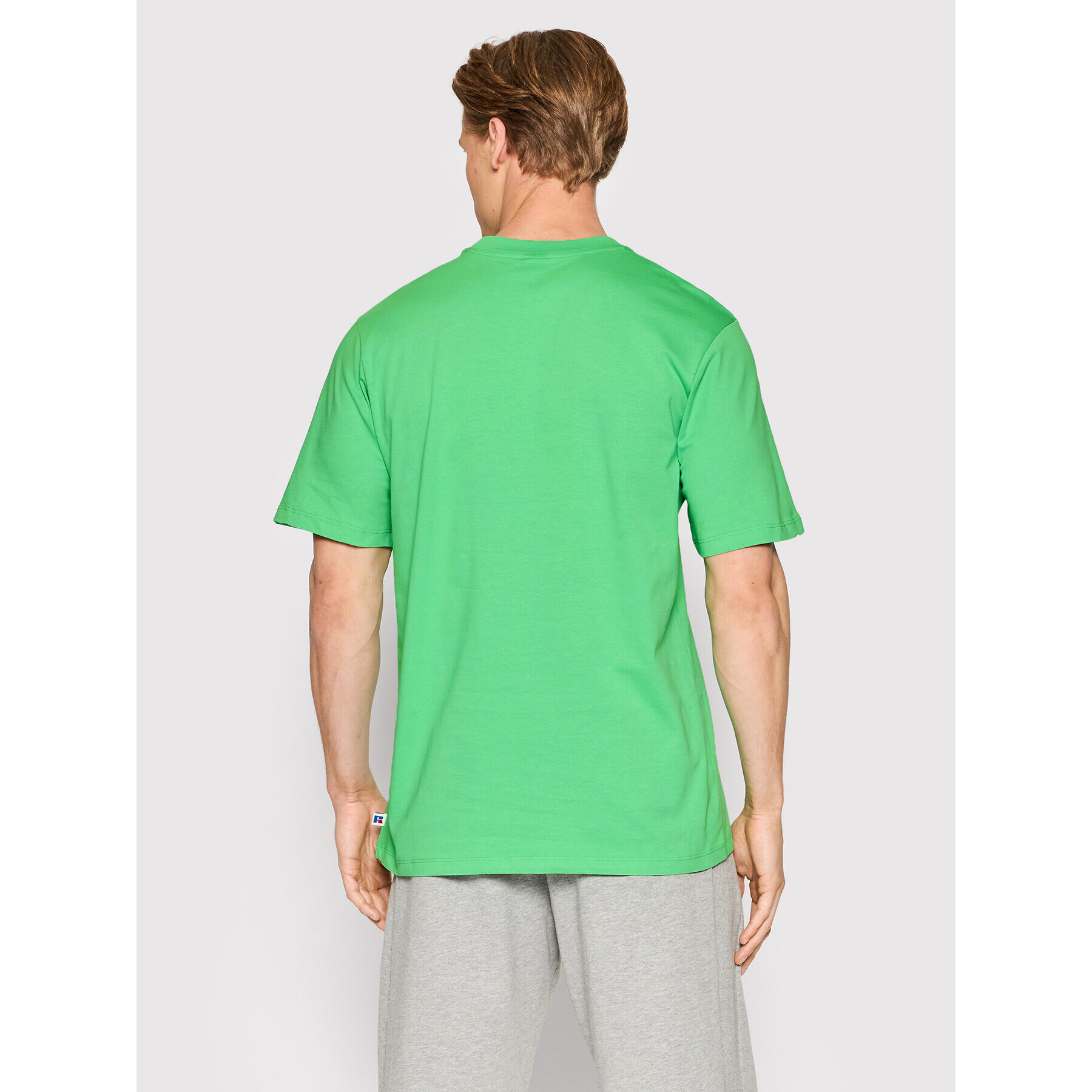 Russell Athletic Тишърт Jerry E26091 Зелен Relaxed Fit - Pepit.bg