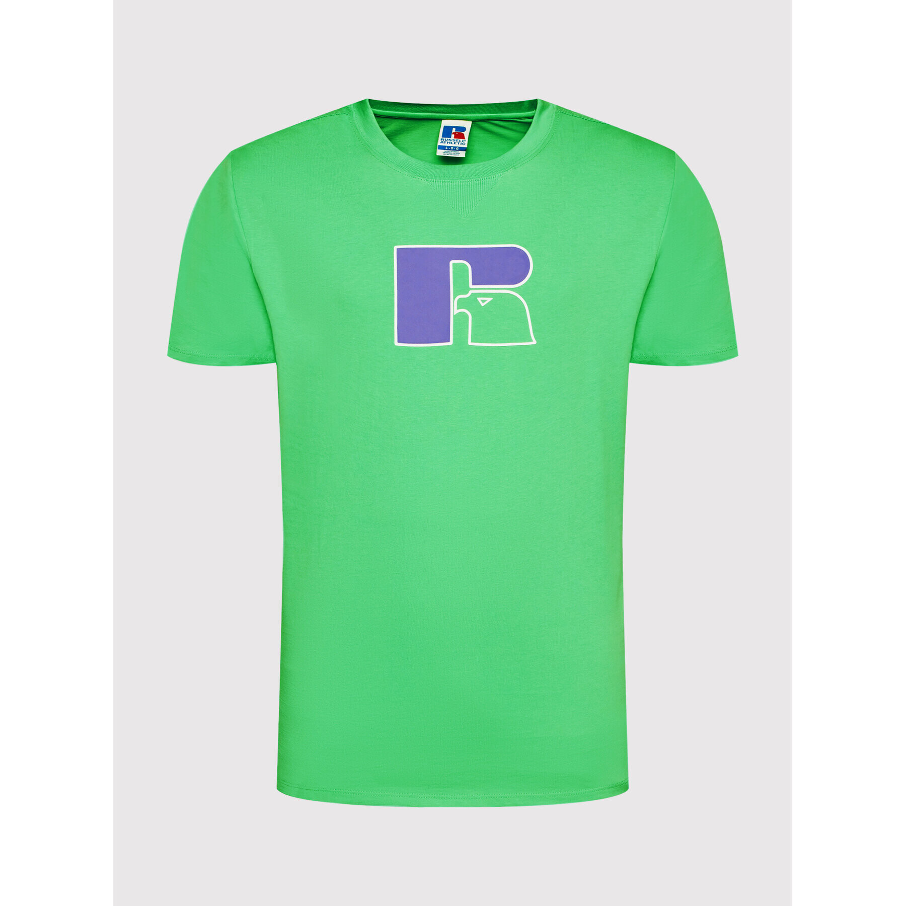 Russell Athletic Тишърт Jerry E26091 Зелен Relaxed Fit - Pepit.bg