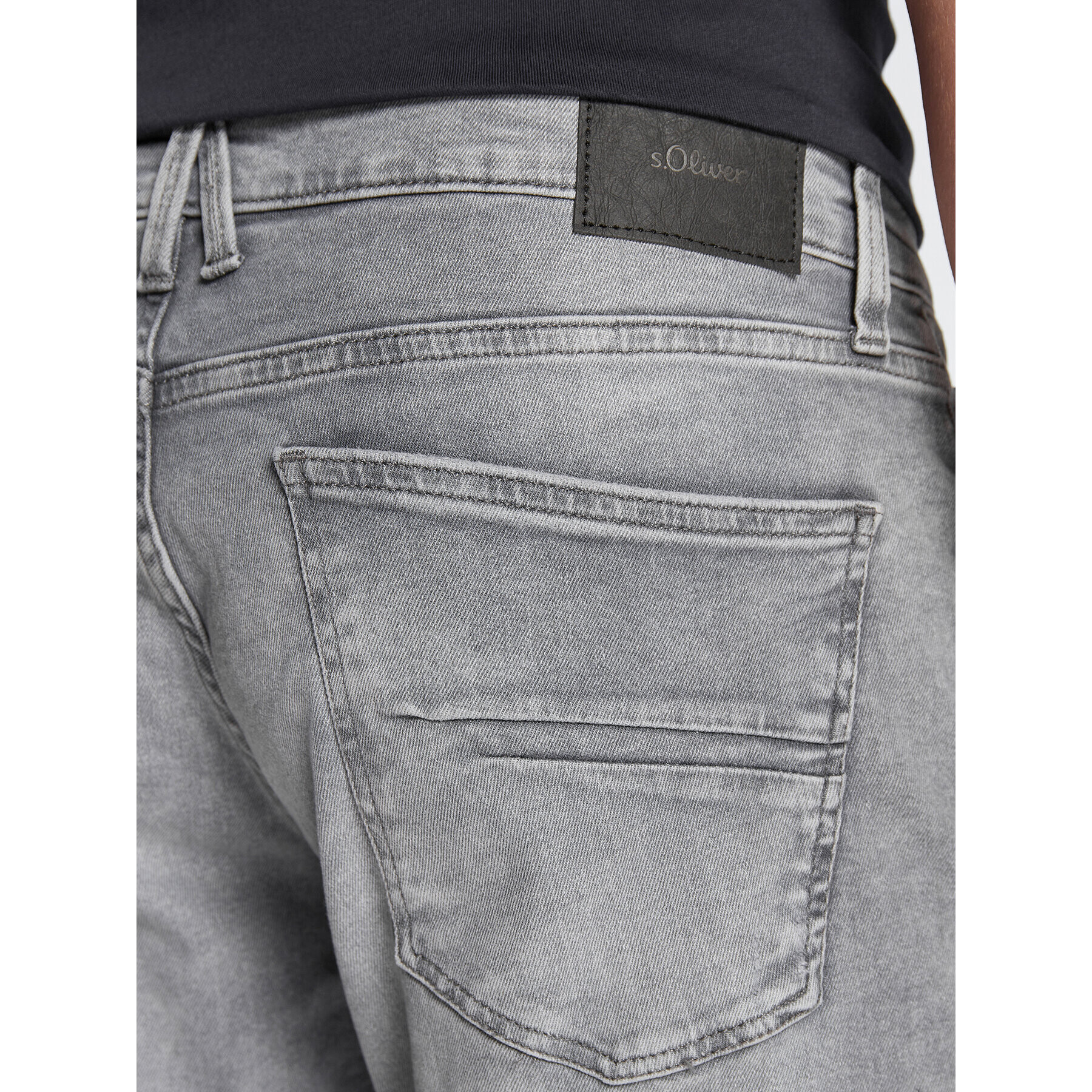 s.Oliver Дънки 2121852 Сив Regular Fit - Pepit.bg