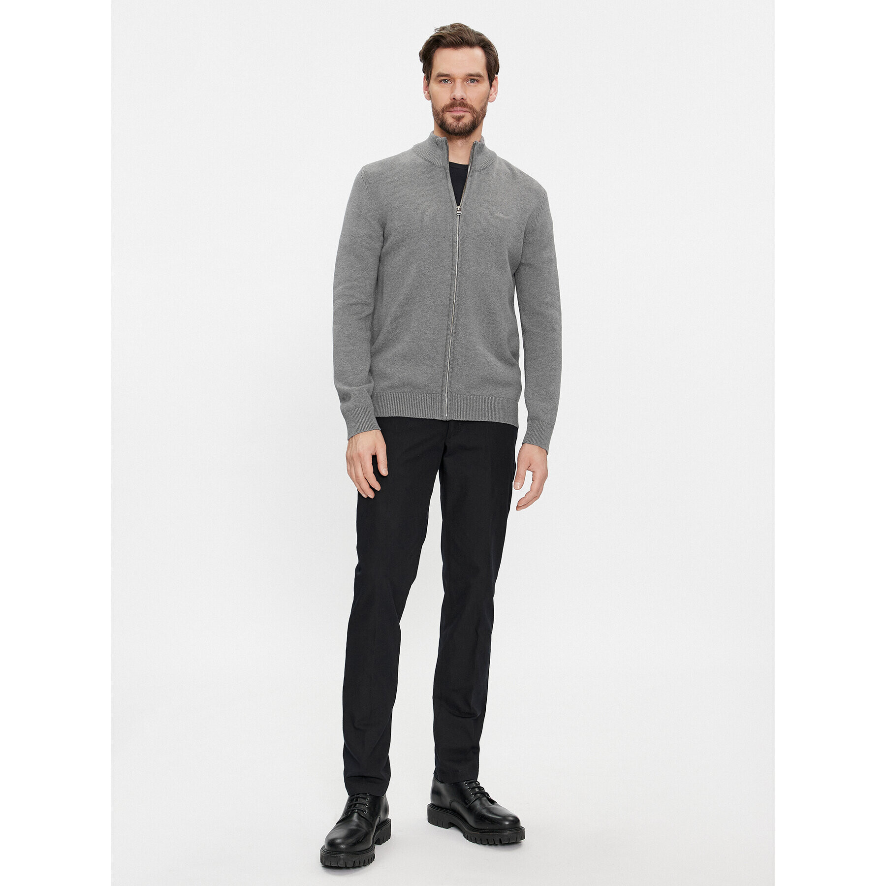 s.Oliver Кардиган 2134626 Сив Regular Fit - Pepit.bg