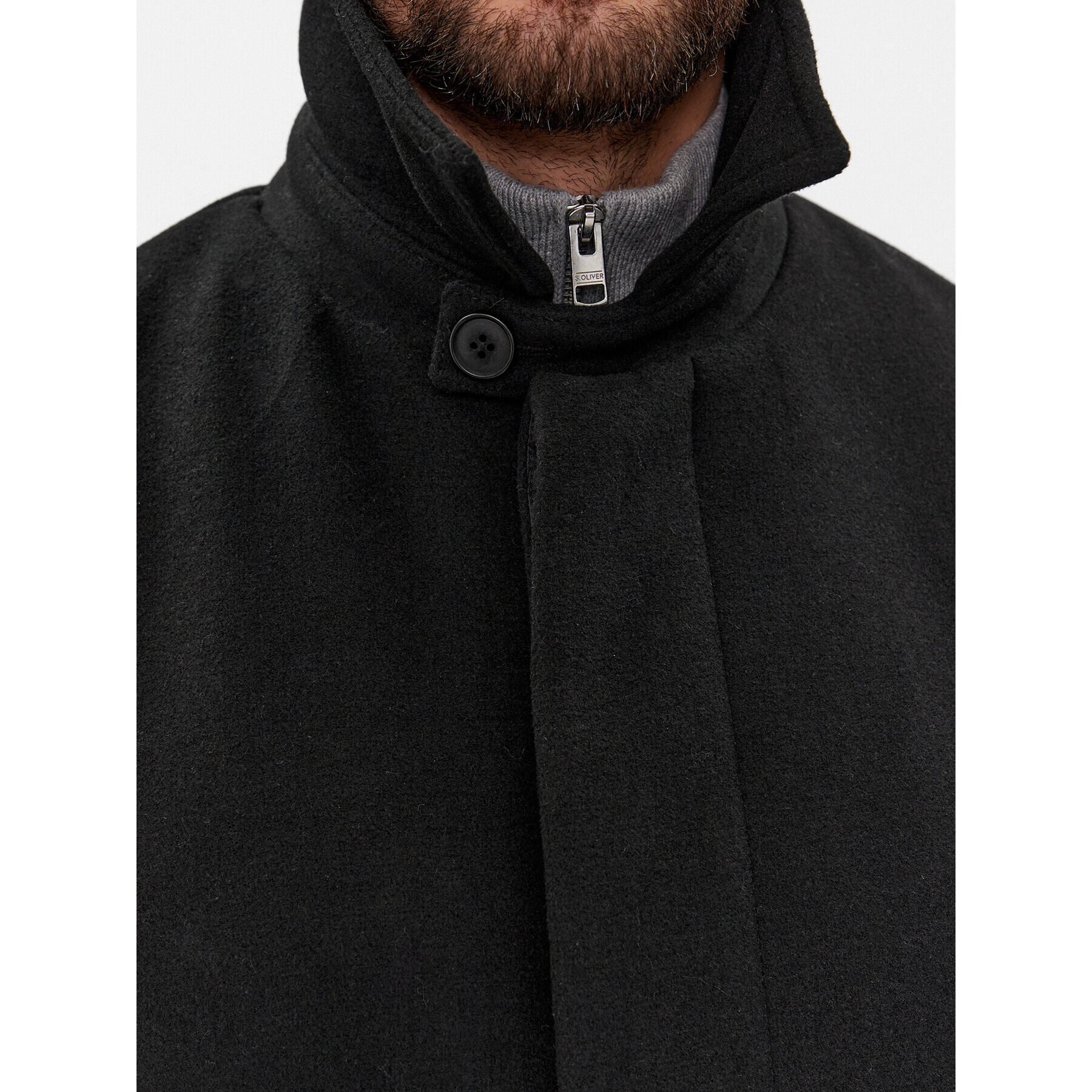 s.Oliver Манто/Палто 2132520 Черен Regular Fit - Pepit.bg