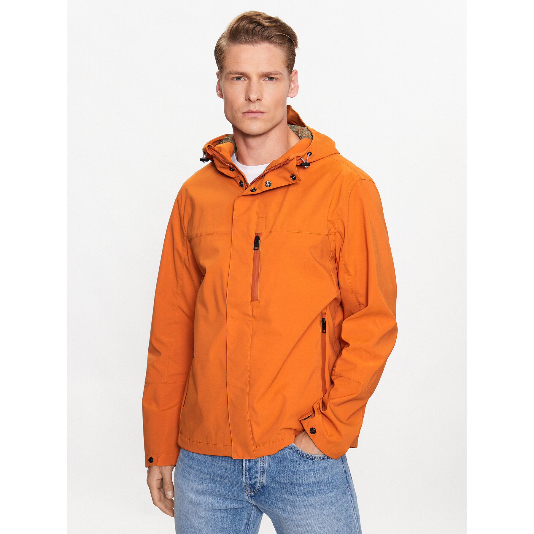 s.Oliver Преходно яке 2126489 Оранжев Regular Fit - Pepit.bg