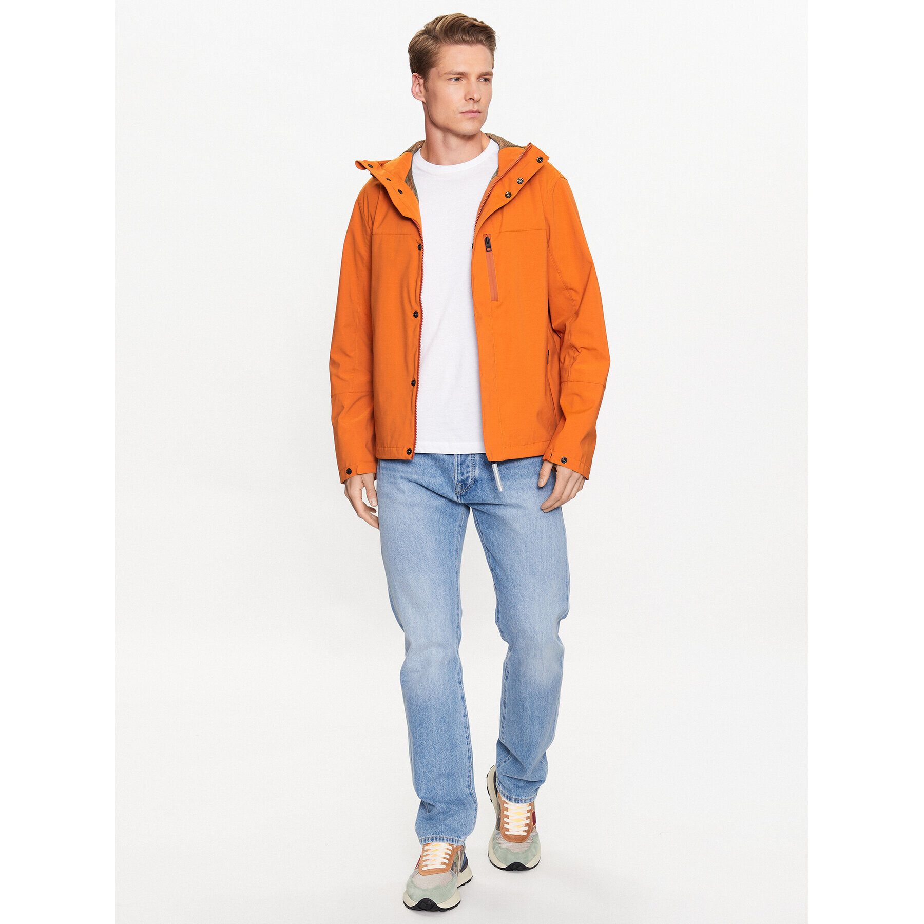 s.Oliver Преходно яке 2126489 Оранжев Regular Fit - Pepit.bg