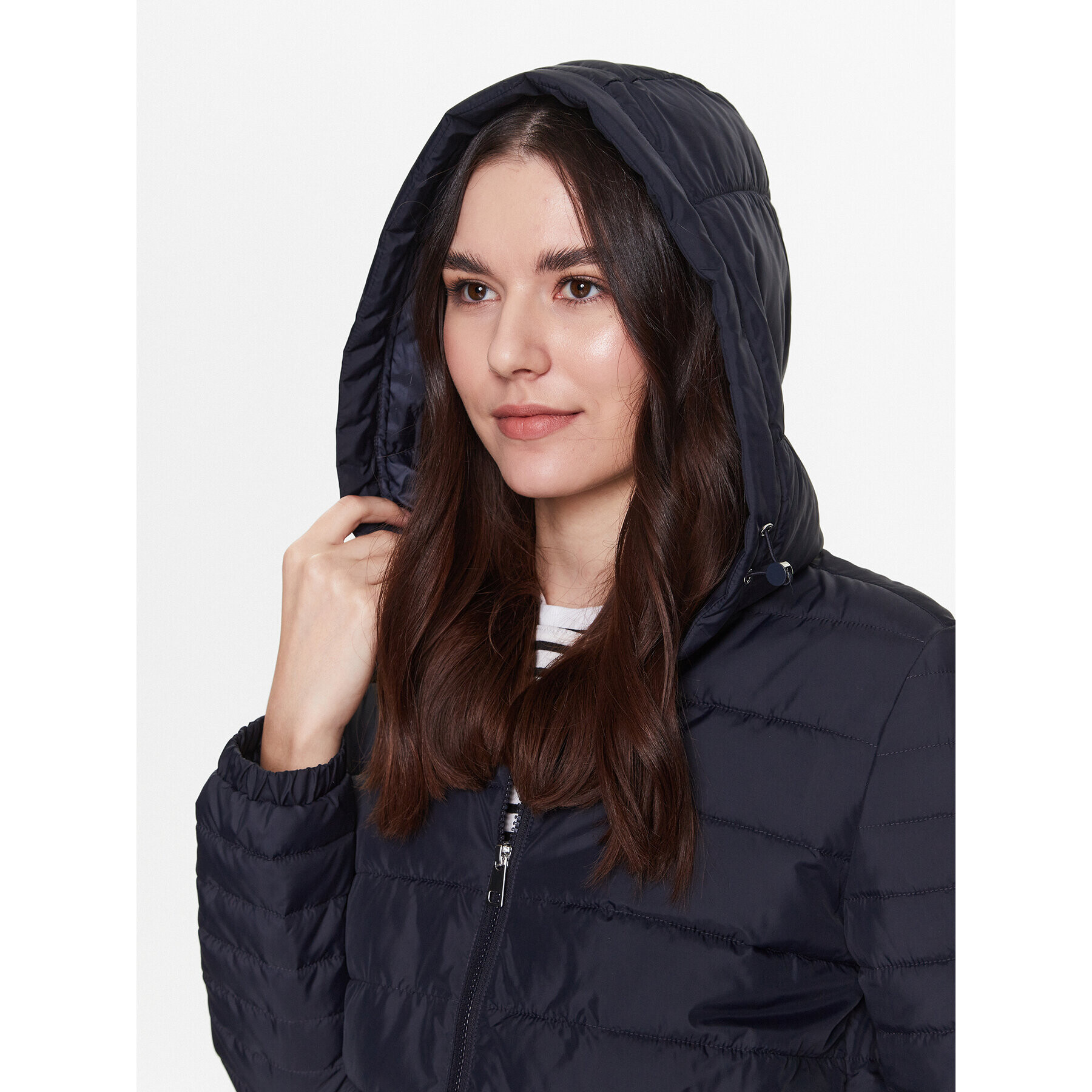 s.Oliver Пухено яке 2124637 Тъмносин Regular Fit - Pepit.bg