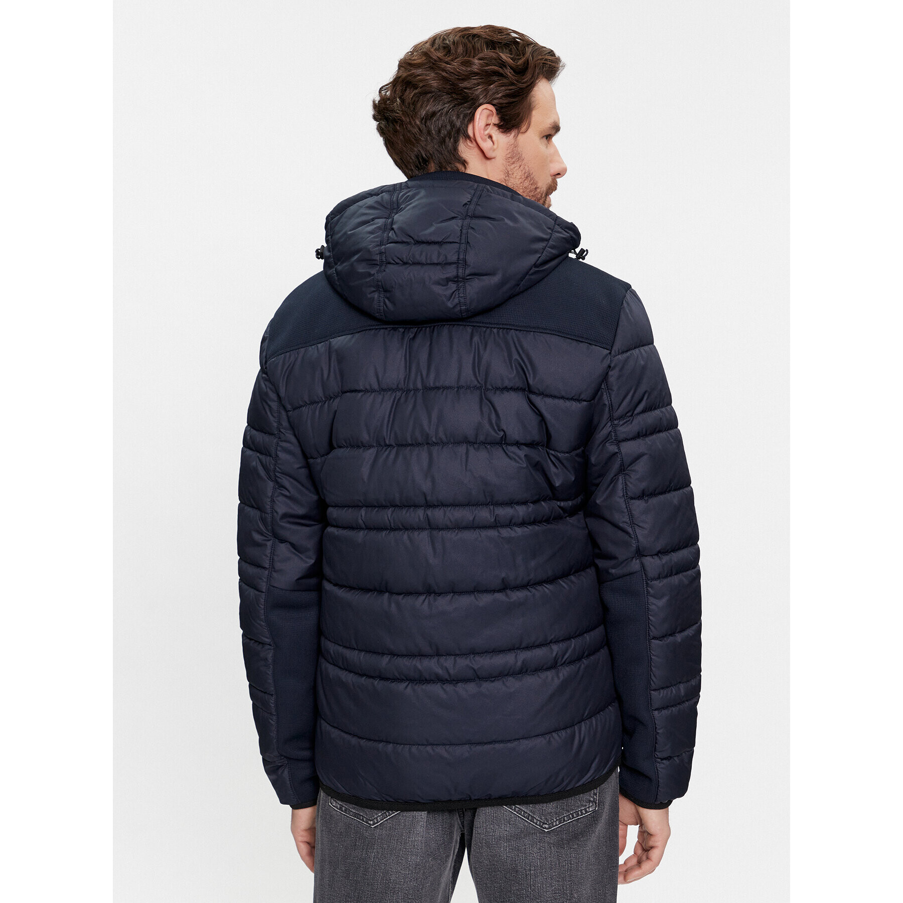s.Oliver Пухено яке 2131728 Тъмносин Regular Fit - Pepit.bg