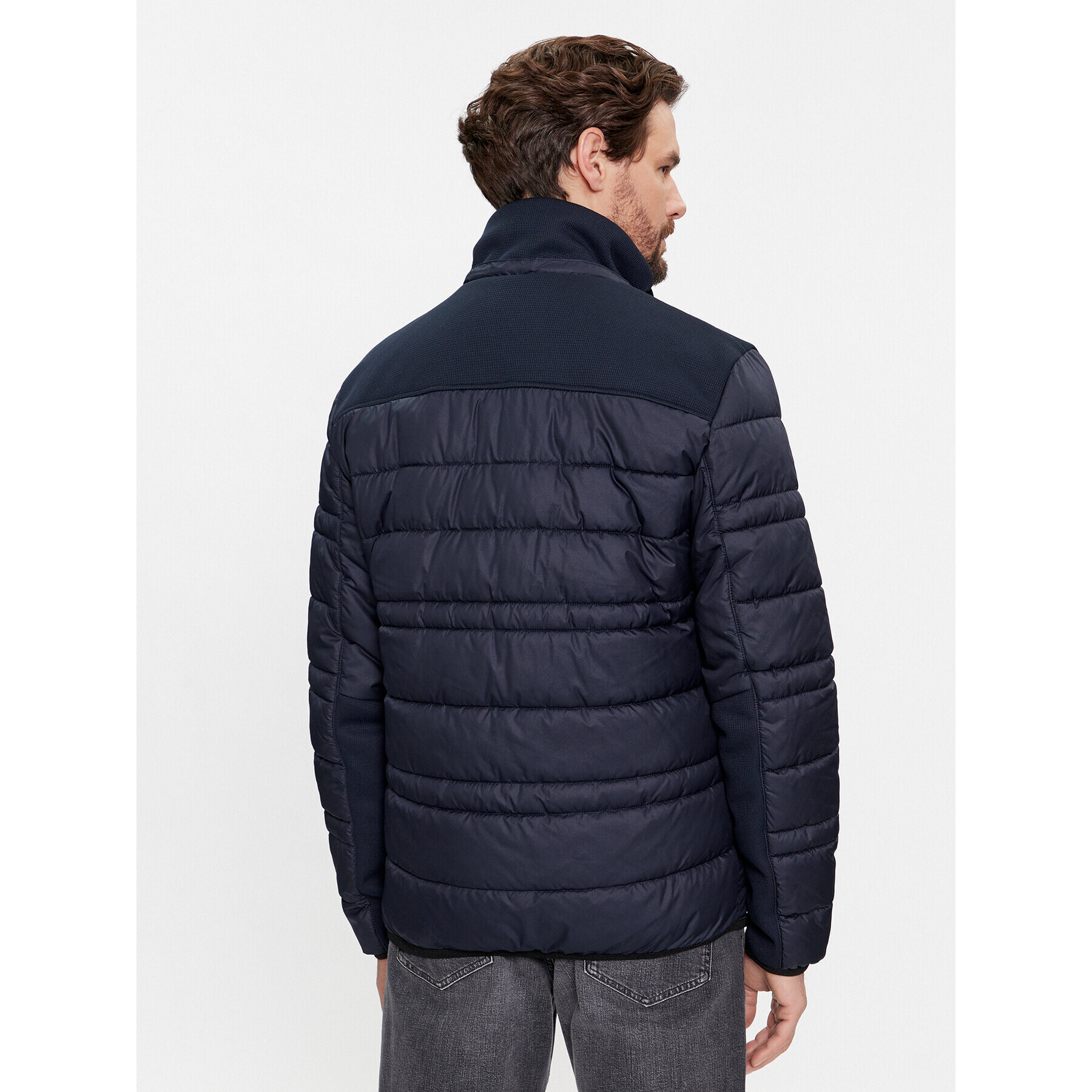 s.Oliver Пухено яке 2131728 Тъмносин Regular Fit - Pepit.bg