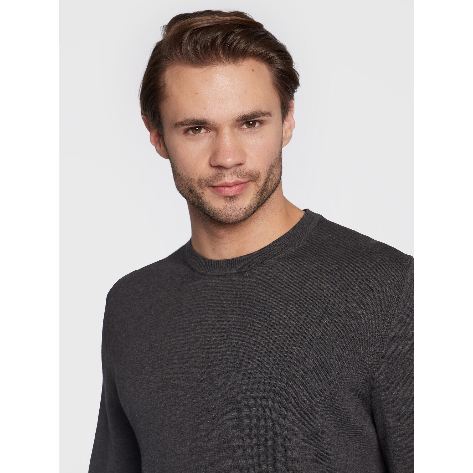 s.Oliver Пуловер 2121351 Сив Regular Fit - Pepit.bg