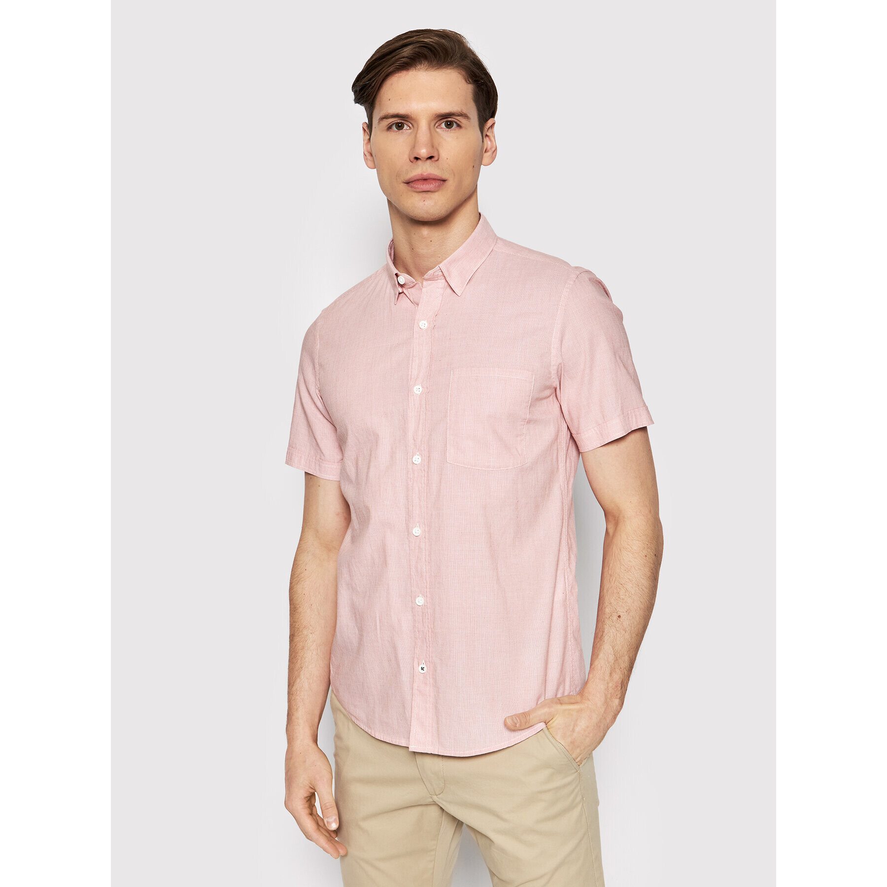 s.Oliver Риза 2111499 Розов Slim Fit - Pepit.bg