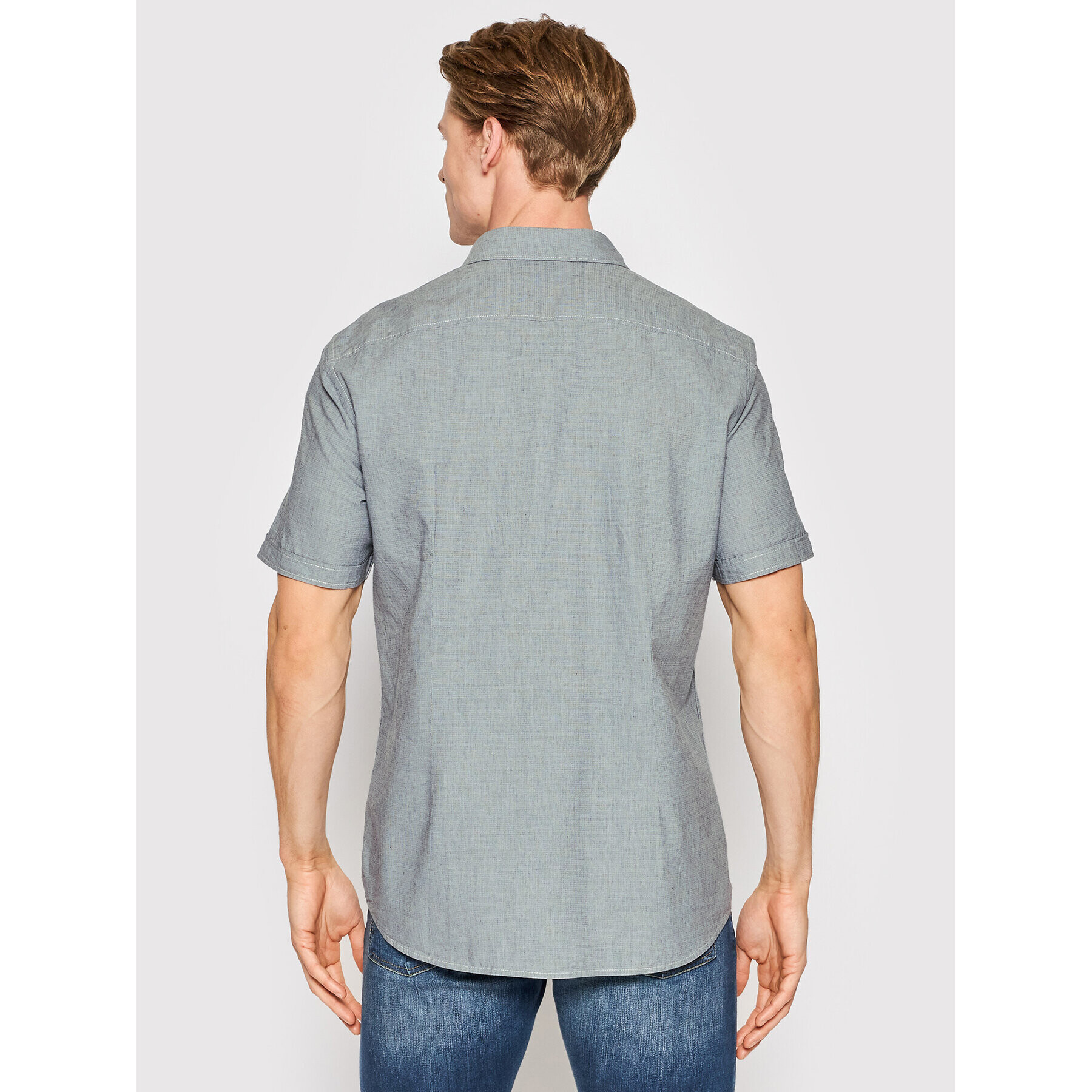 s.Oliver Риза 2111499 Тъмносин Slim Fit - Pepit.bg
