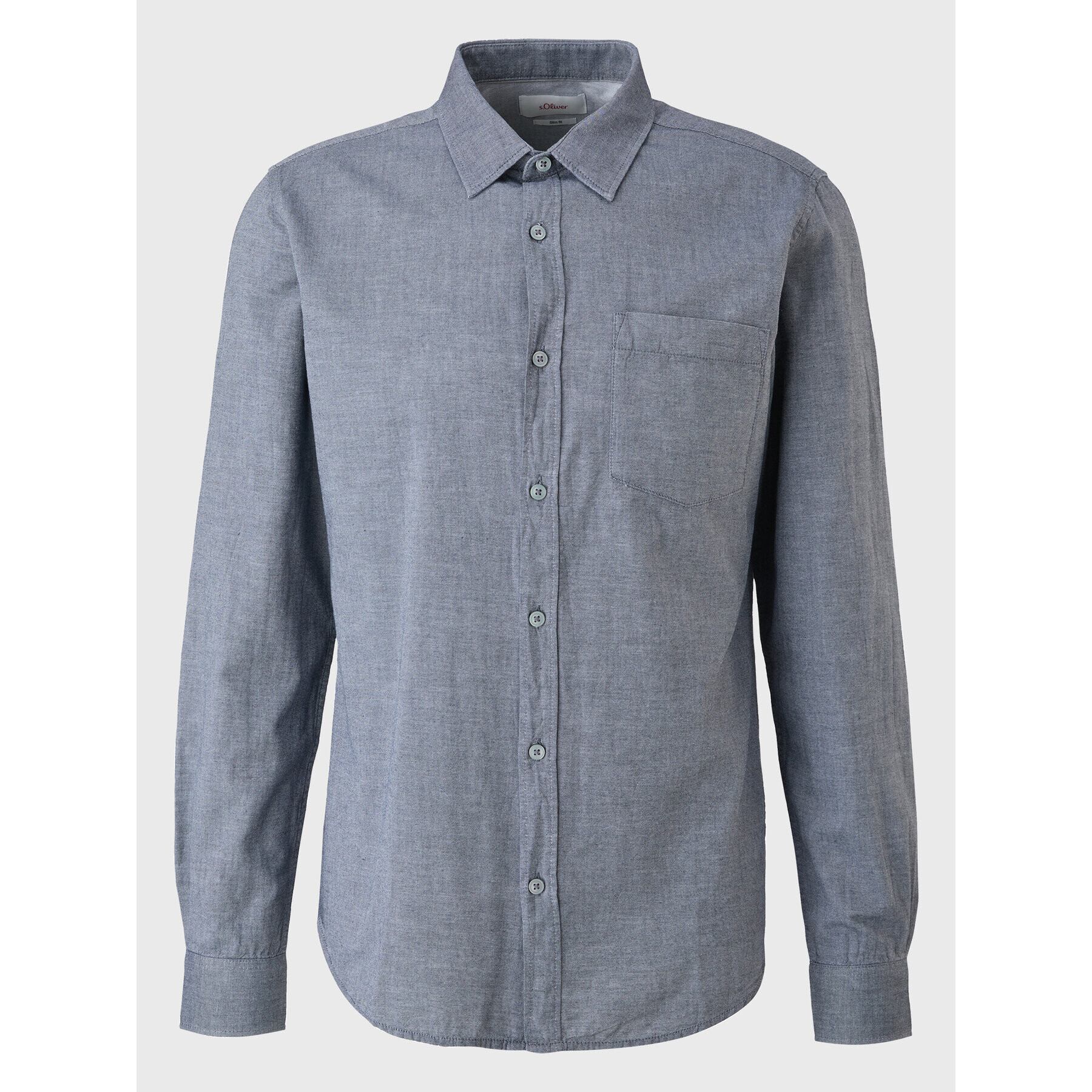 s.Oliver Риза 2120969 Сив Slim Fit - Pepit.bg