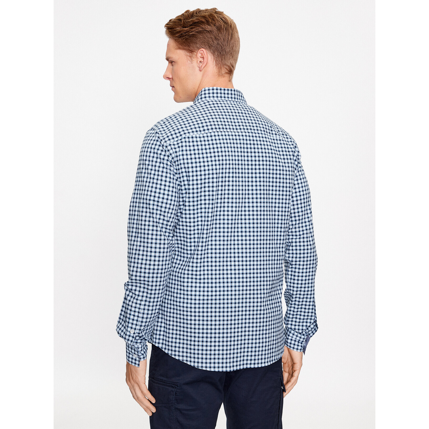 s.Oliver Риза 2133278 Син Regular Fit - Pepit.bg
