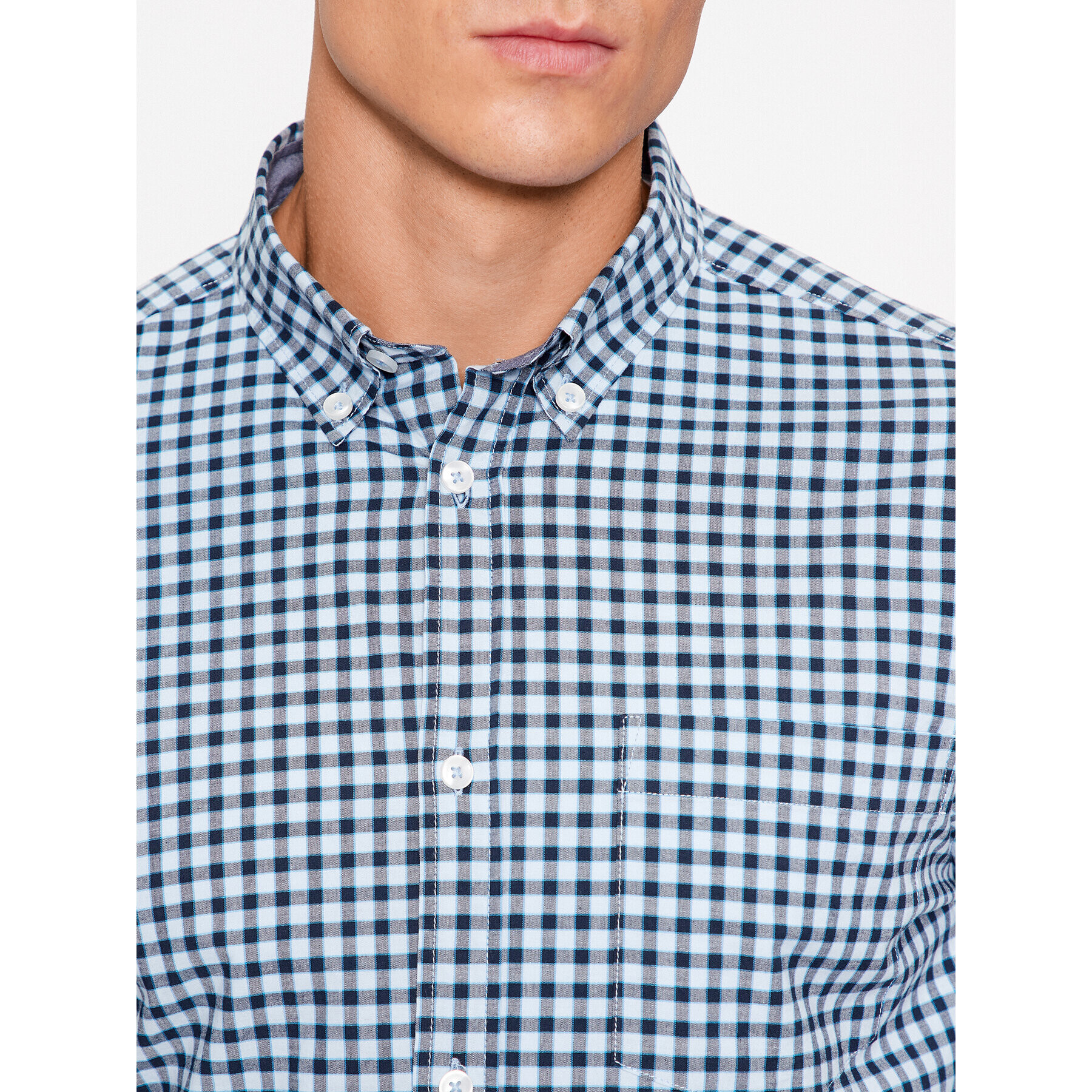 s.Oliver Риза 2133278 Син Regular Fit - Pepit.bg