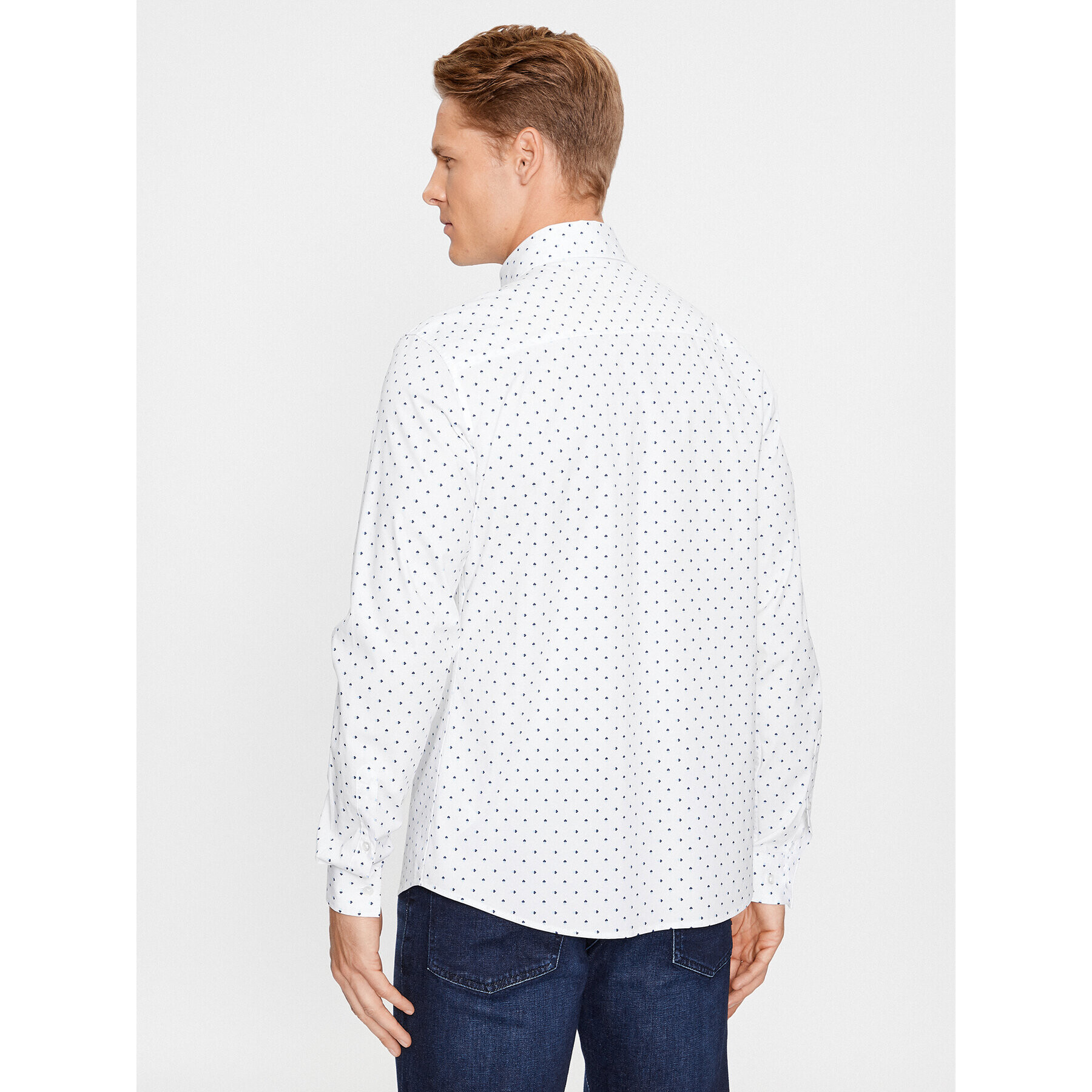 s.Oliver Риза 2133419 Бял Regular Fit - Pepit.bg