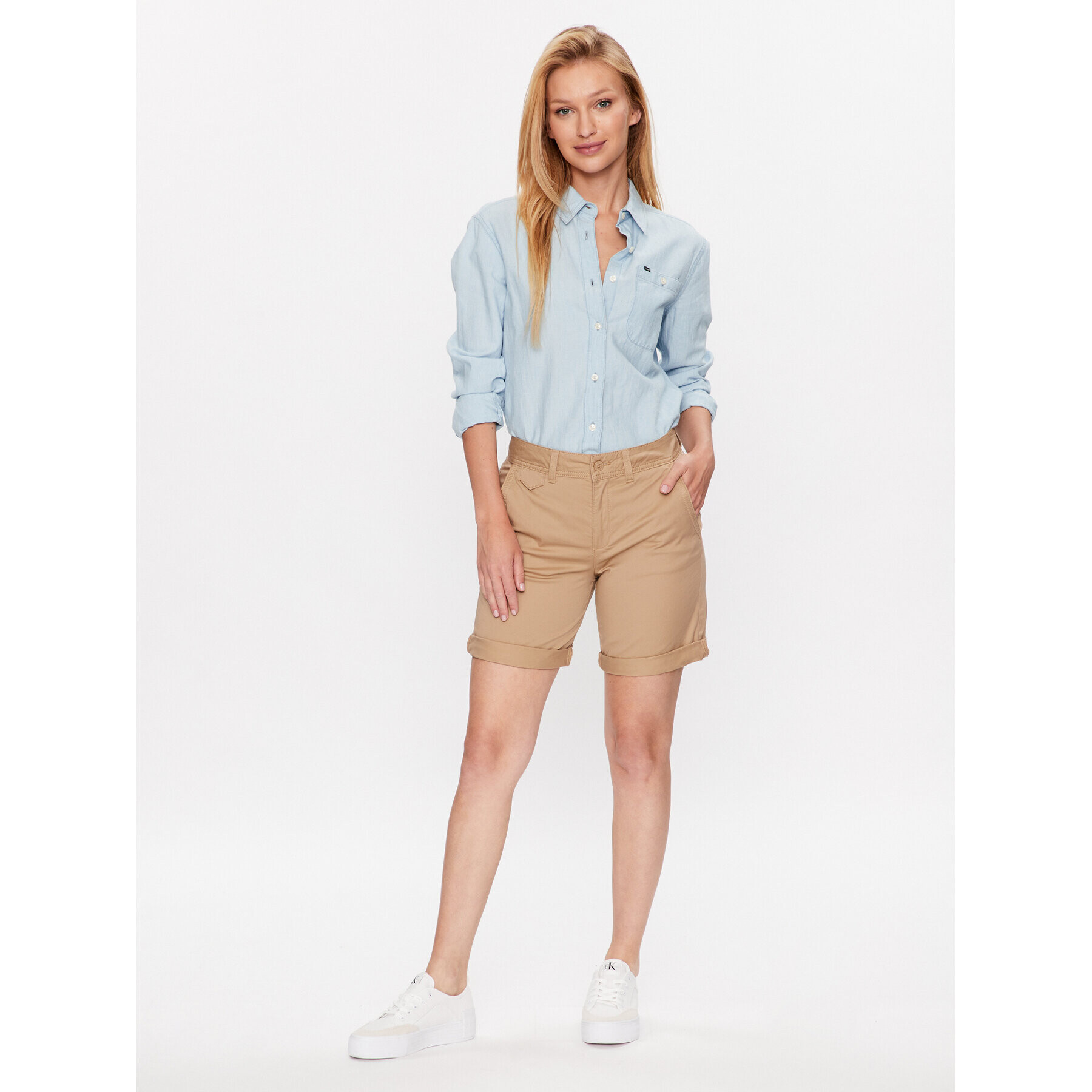 s.Oliver Шорти от плат 2132486 Кафяв Regular Fit - Pepit.bg