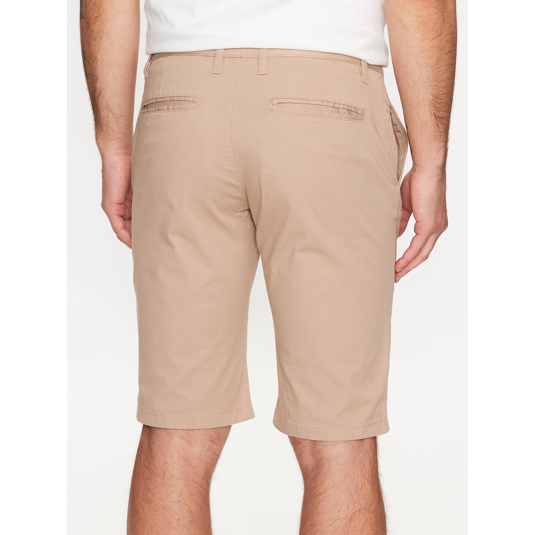 s.Oliver Шорти от плат 2132920 Кафяв Slim Fit - Pepit.bg