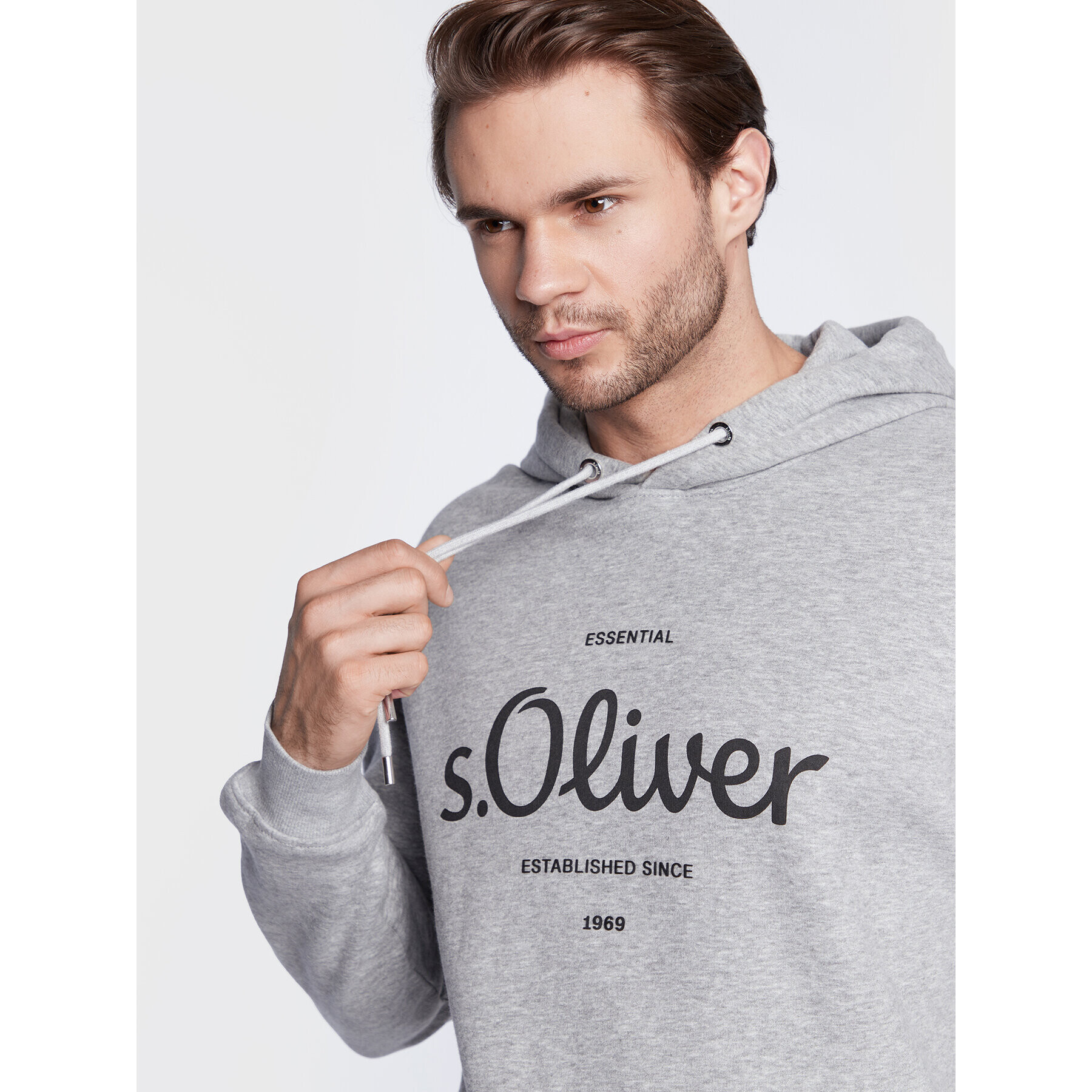 s.Oliver Суитшърт 2122819 Сив Regular Fit - Pepit.bg