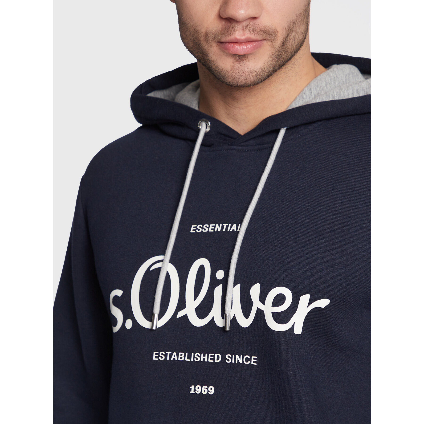 s.Oliver Суитшърт 2122819 Тъмносин Regular Fit - Pepit.bg